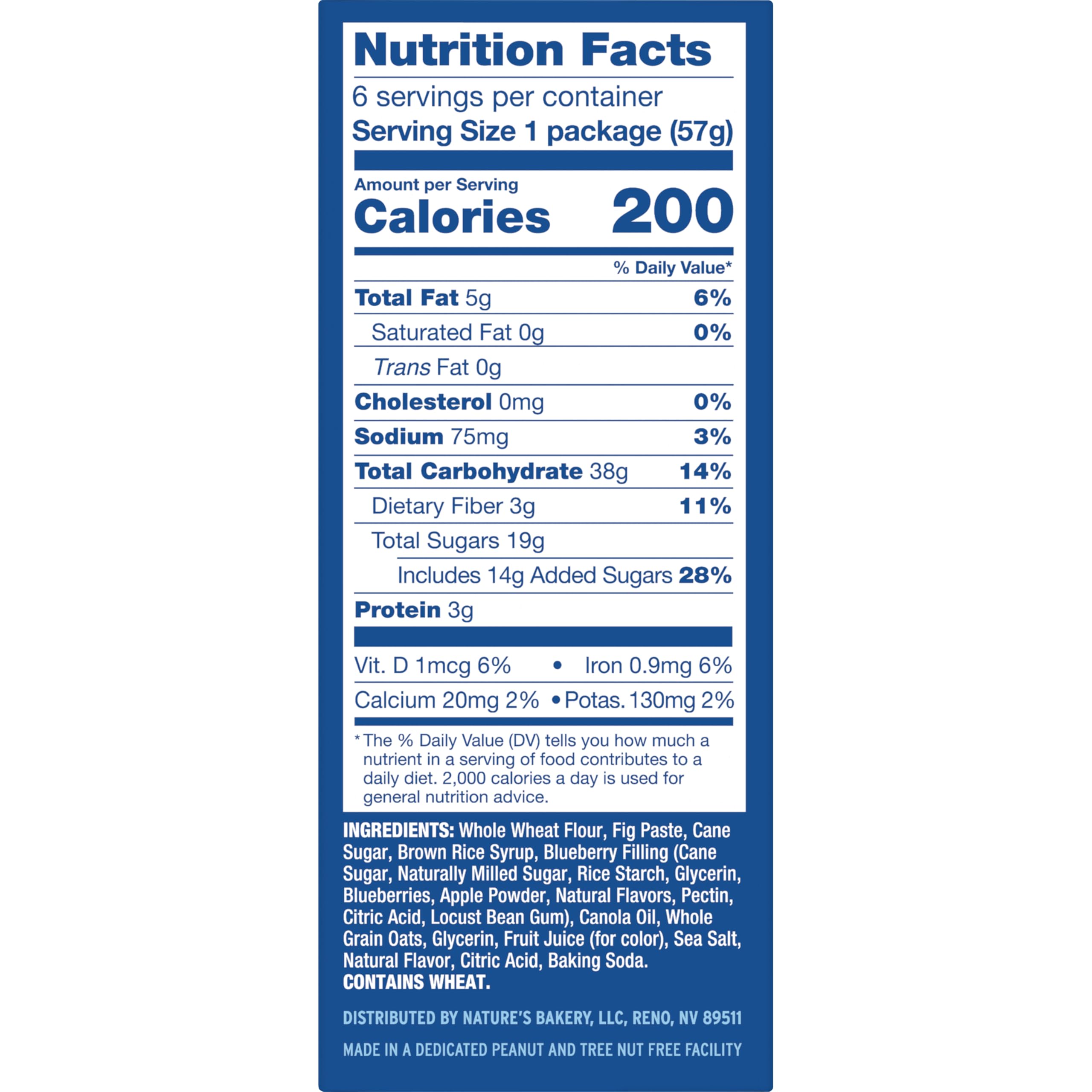 Best Price Nature's Bakery Blueberry Fig Bars