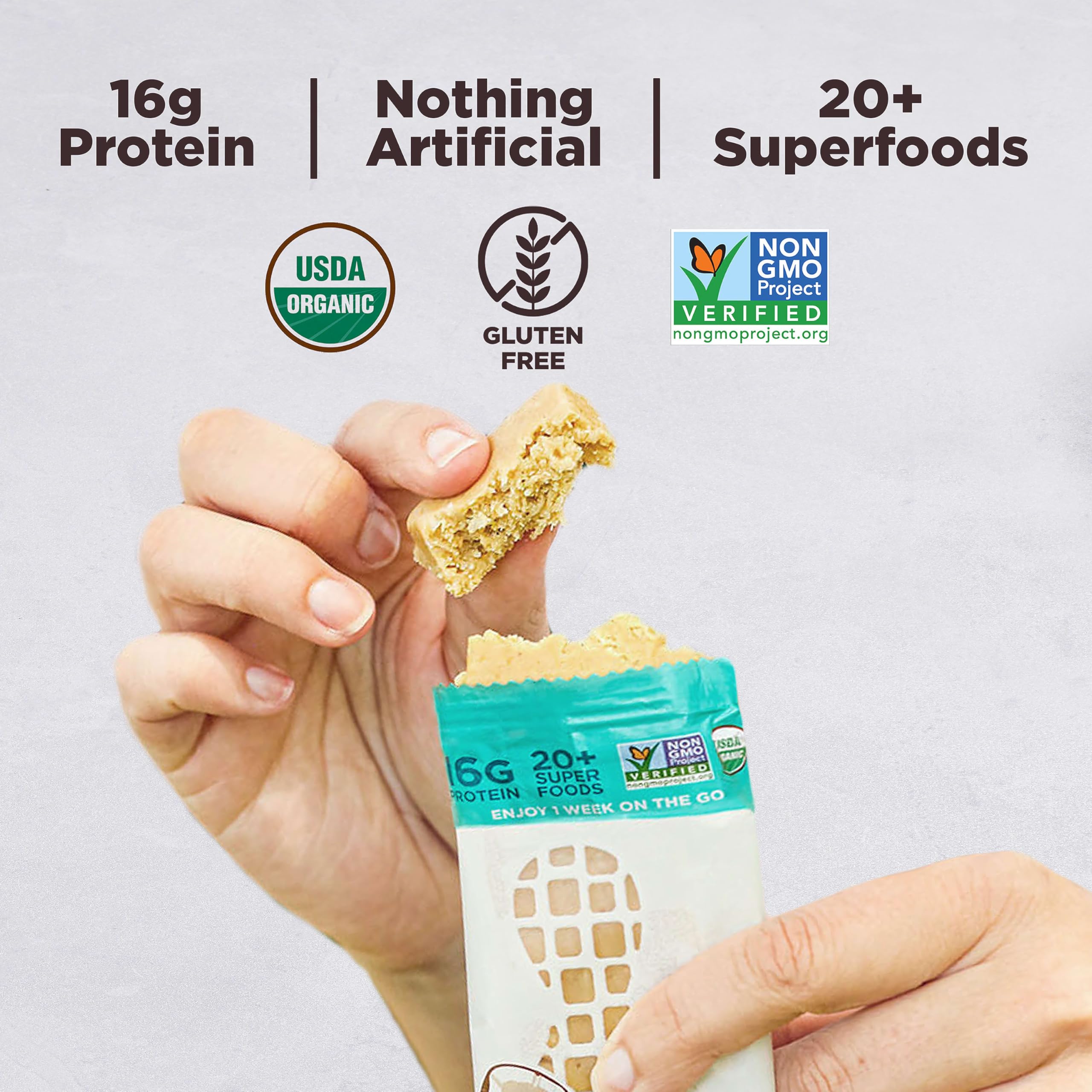 Best Price Perfect Bar Mini Organic Dark Chocolate Chip Peanut Butter Protein Bars