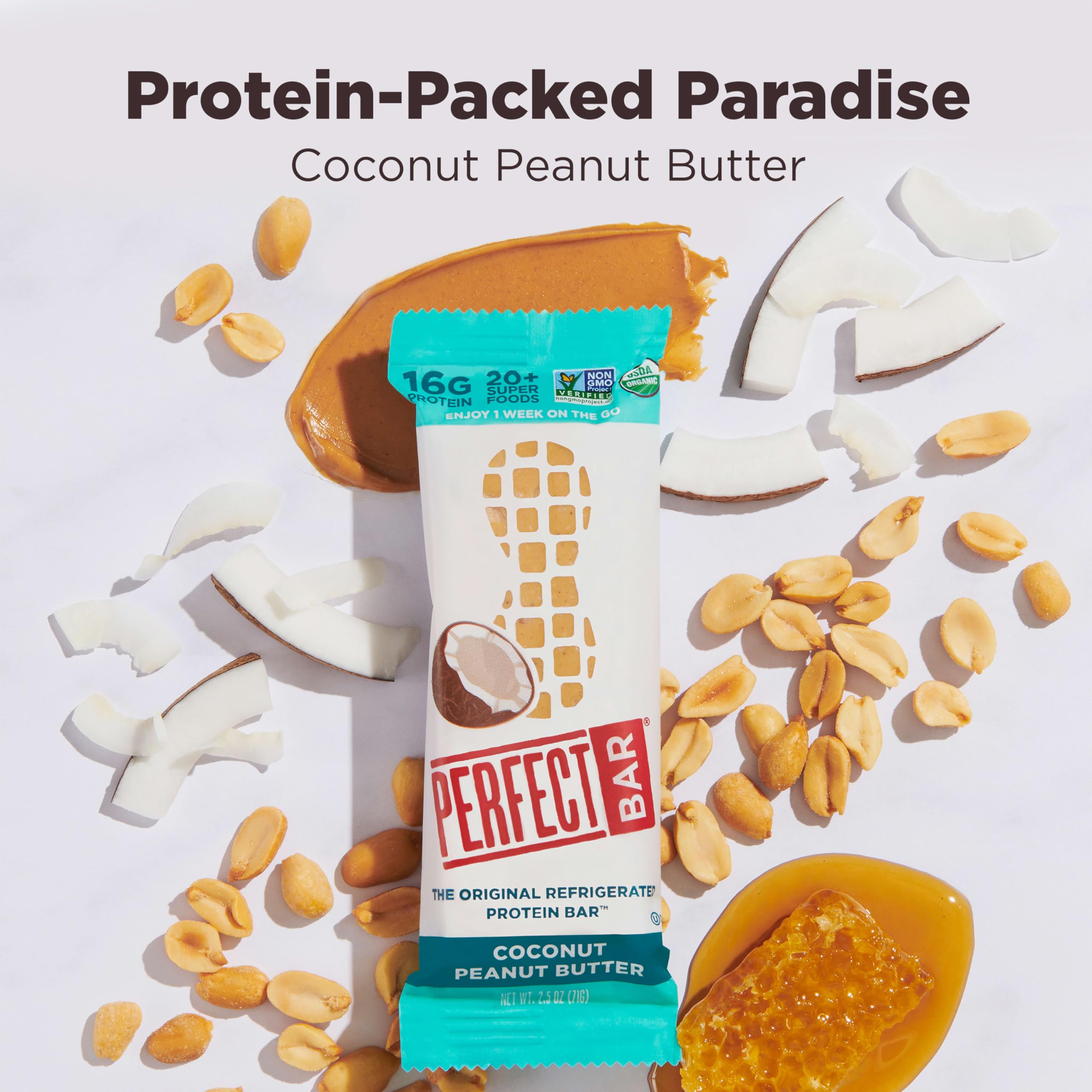 Best Price Perfect Bar Mini Organic Dark Chocolate Chip Peanut Butter Protein Bars