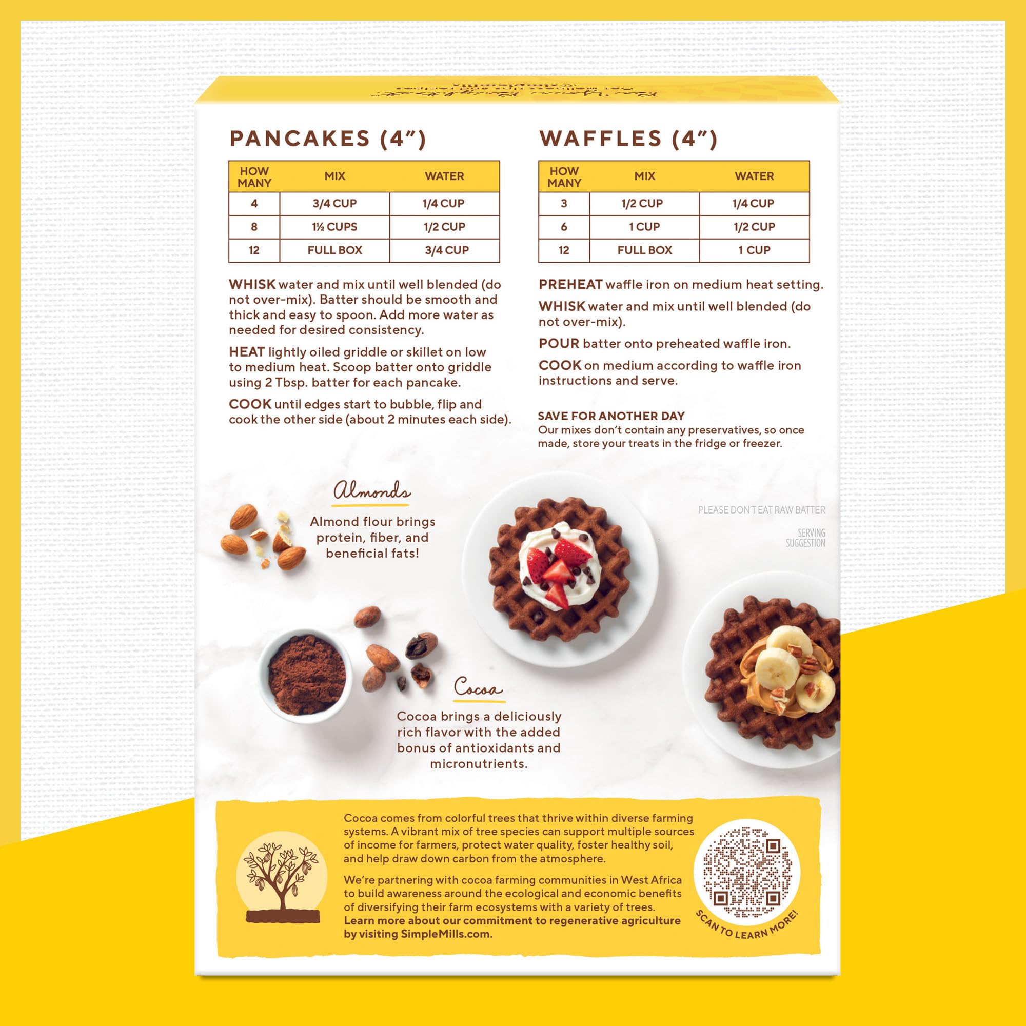 Best Price Simple Mills Almond Flour Pancake & Waffle Mix, Gluten Free, Made with Whole Foods, 10.7 oz