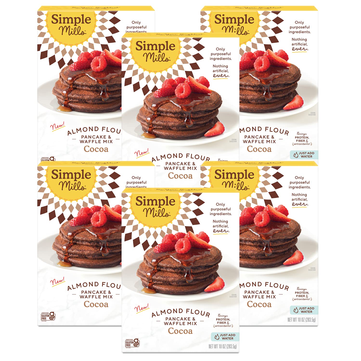 Best Price Simple Mills Almond Flour Pancake & Waffle Mix, Gluten Free, Made with Whole Foods, 10.7 oz
