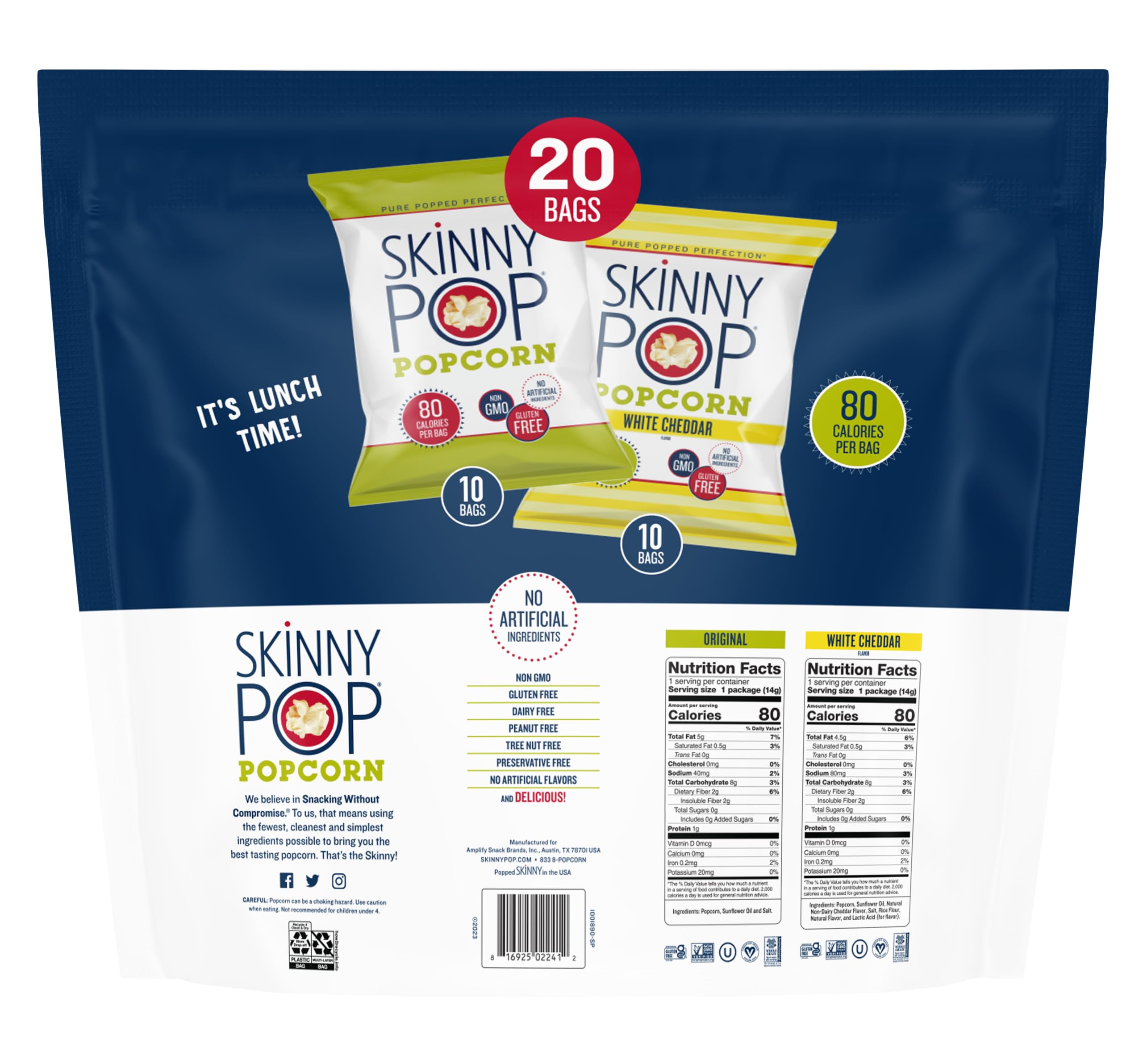 Best Price SkinnyPop Popcorn & Puffs Variety Pack