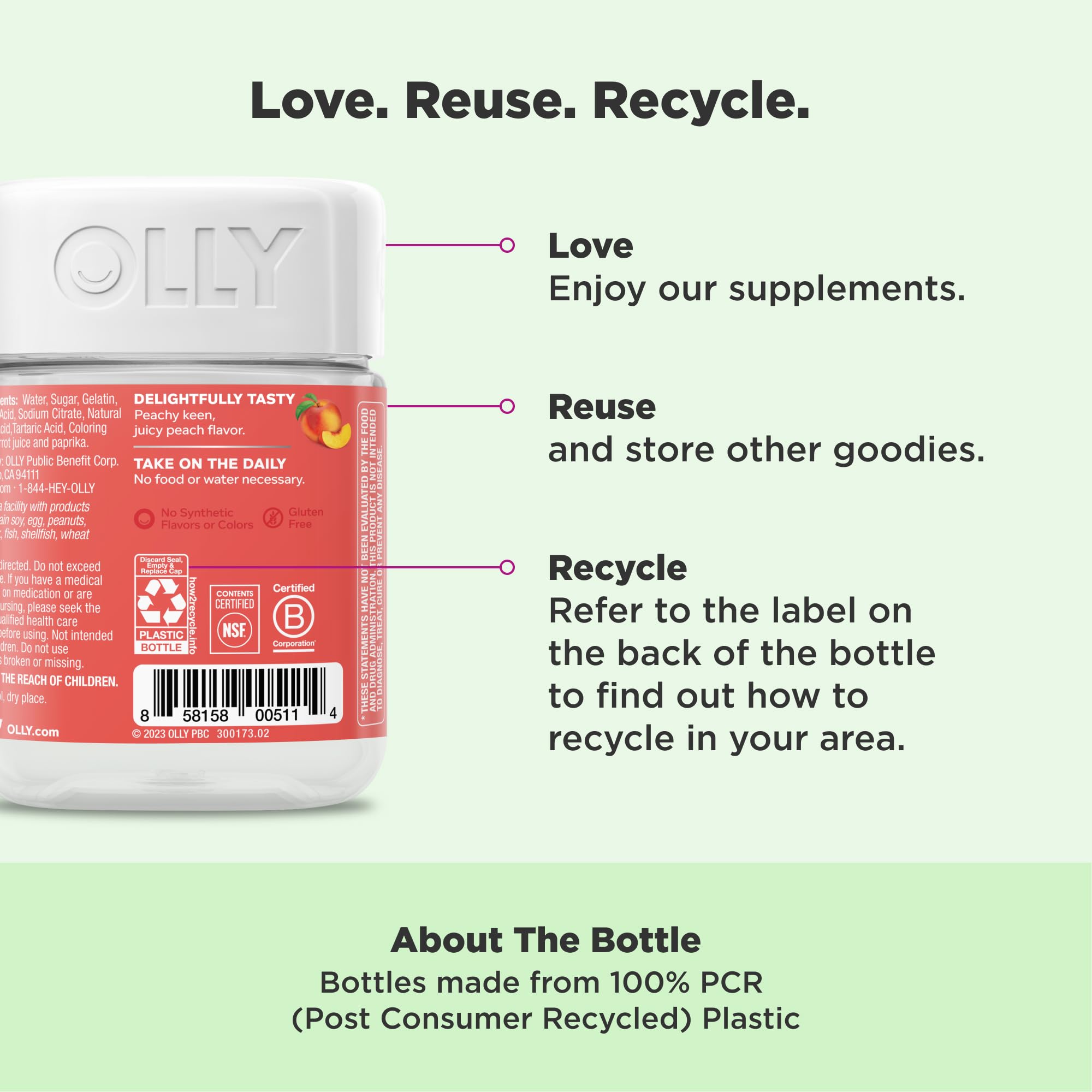 Discount OLLY Probiotic + Prebiotic Gummies