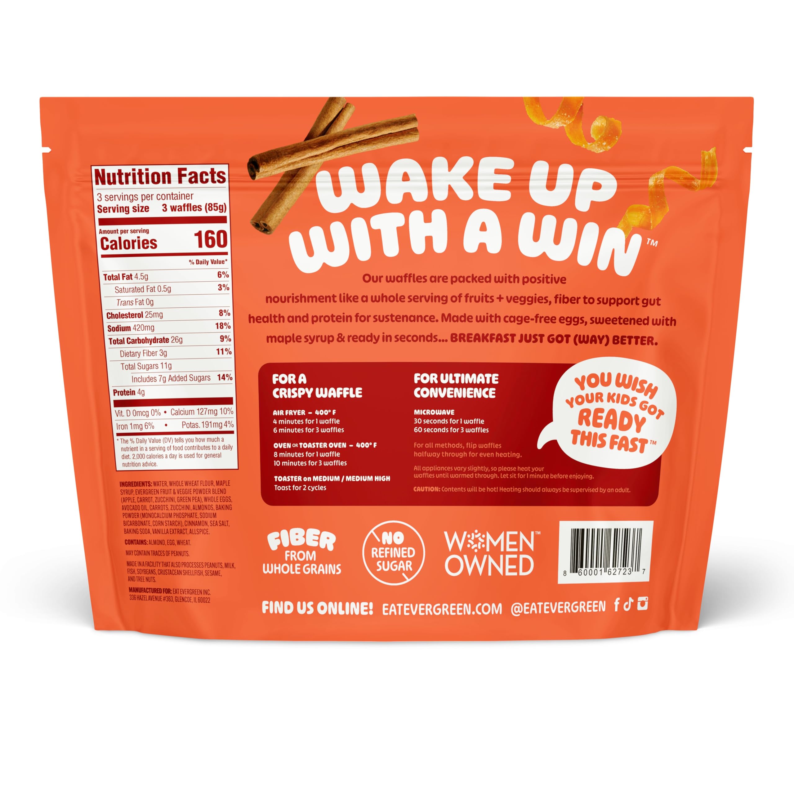 Best Evergreen Zucchini & Carrot Cake Waffles