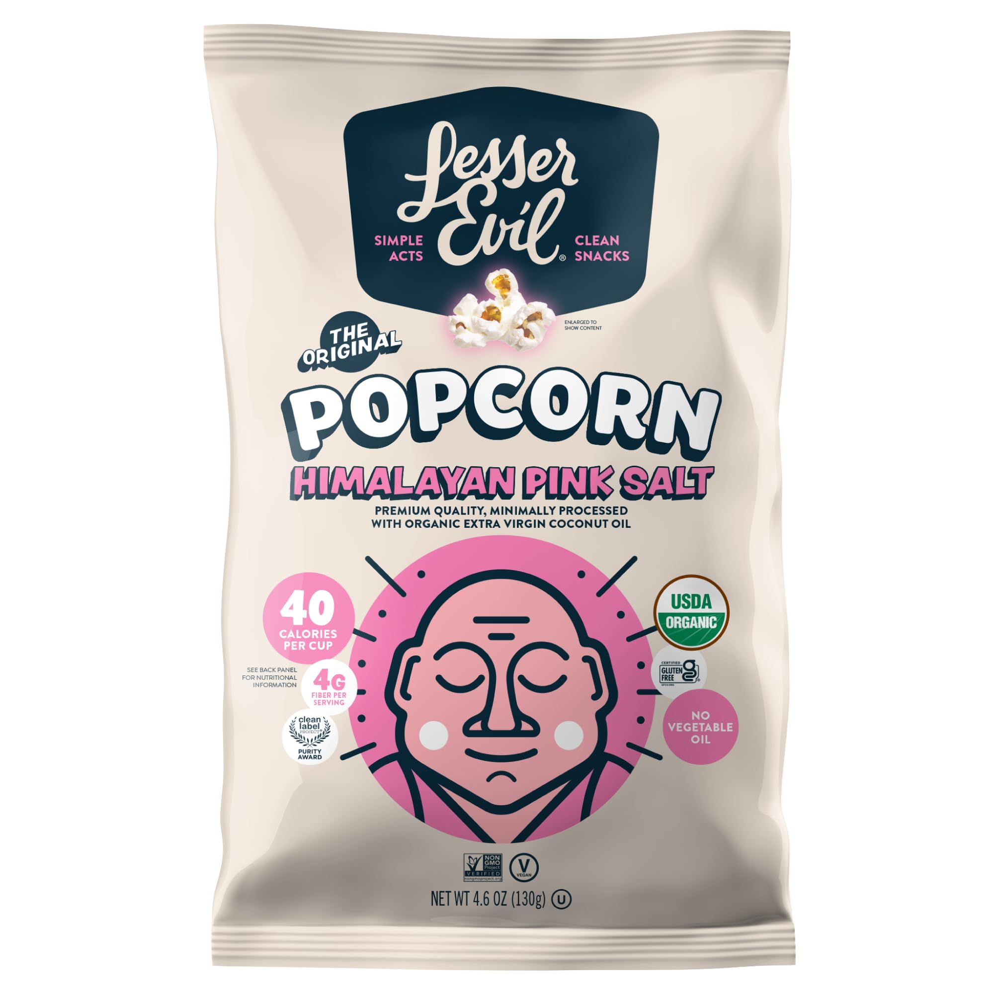 Best Price LesserEvil Himalayan Pink Salt Popcorn