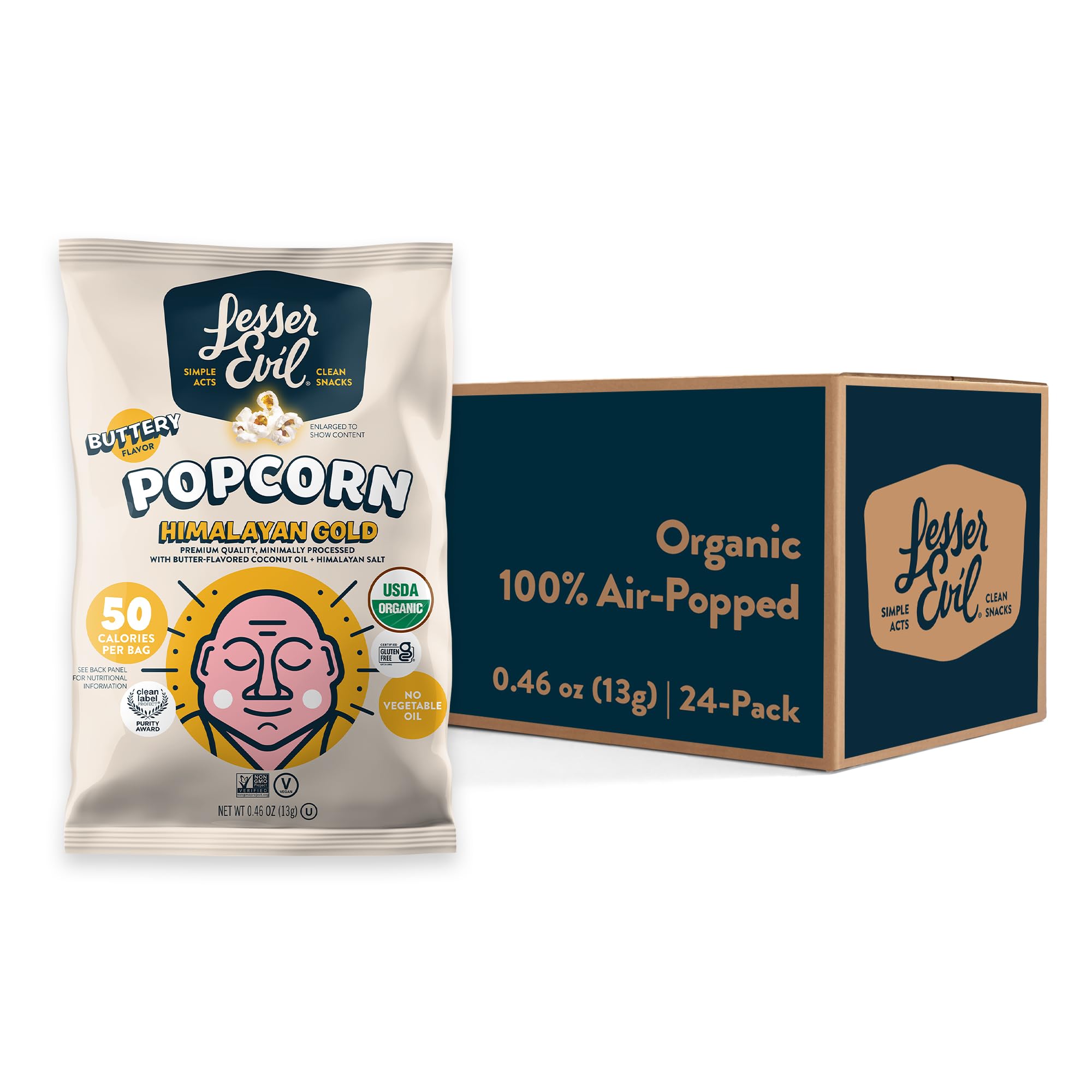 Best Price LesserEvil Himalayan Pink Salt Popcorn