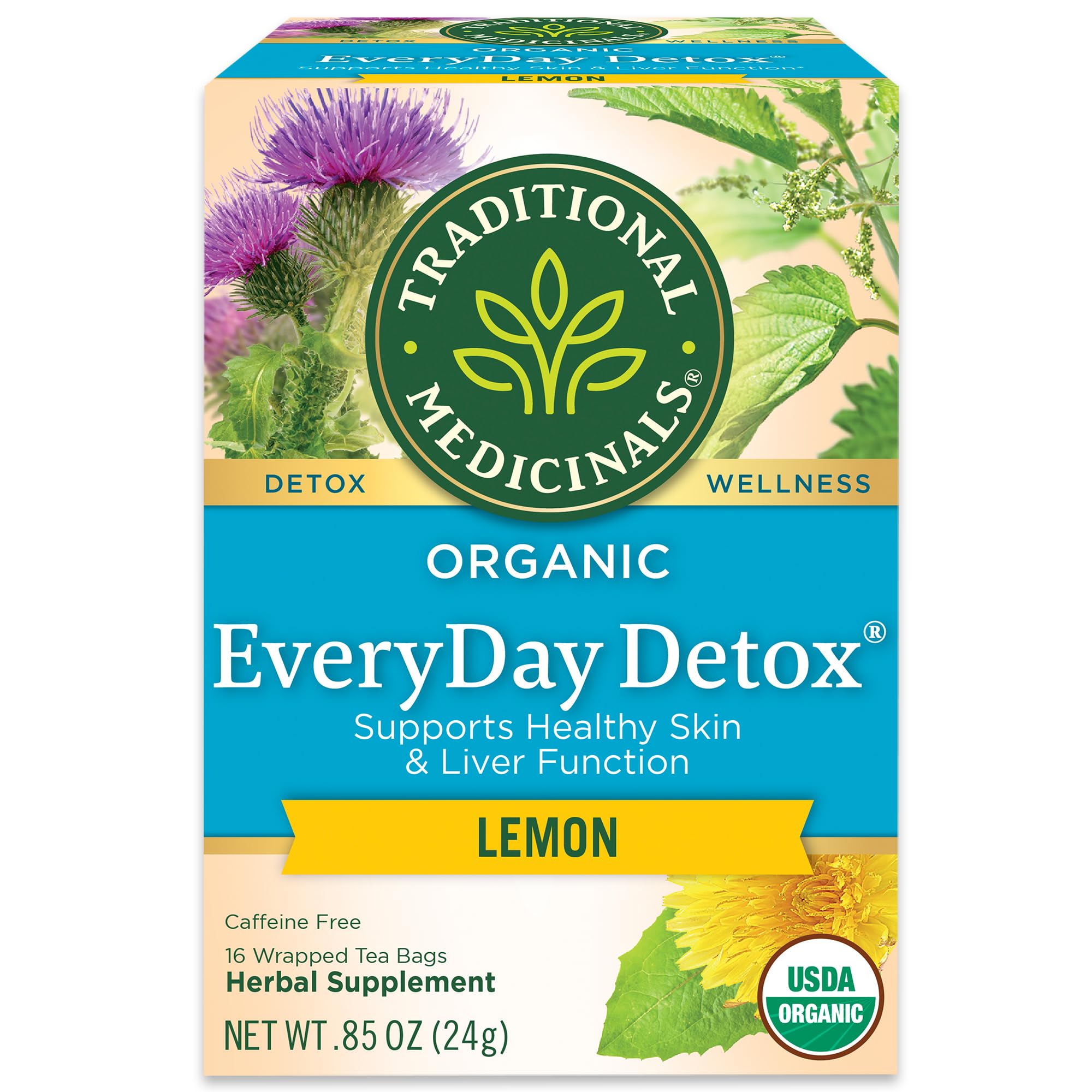 Best Price Traditional Medicinals Organic Everyday Detox Lemon Tea