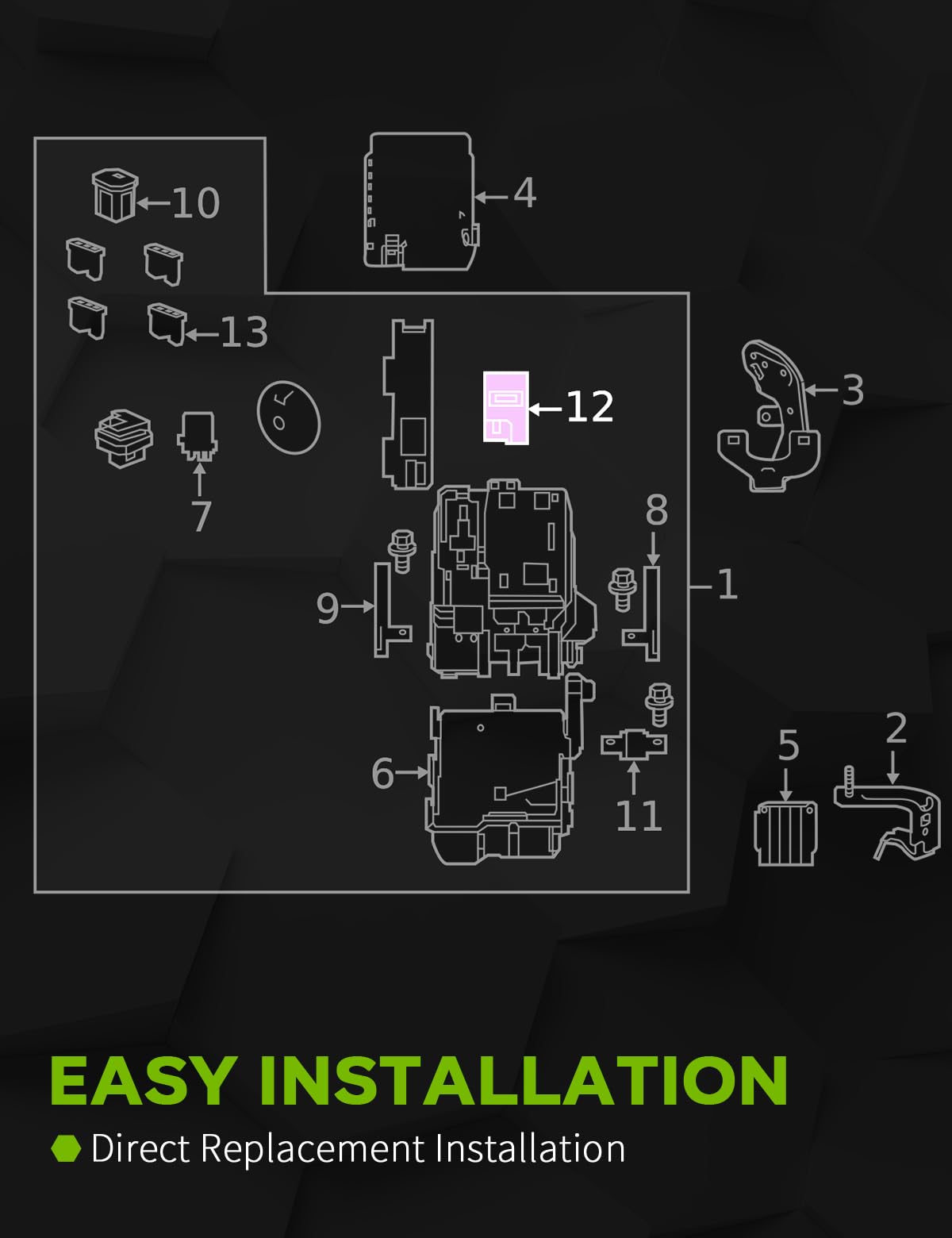 Best Price Electronic Load Detector (ELD) Compatible with Honda Accord, Civic (including Hybrid), CR-V, Crosstour, Odyssey, Pilot, Acura ILX, ILX Hybrid, MDX, RDX, RLX, TL,