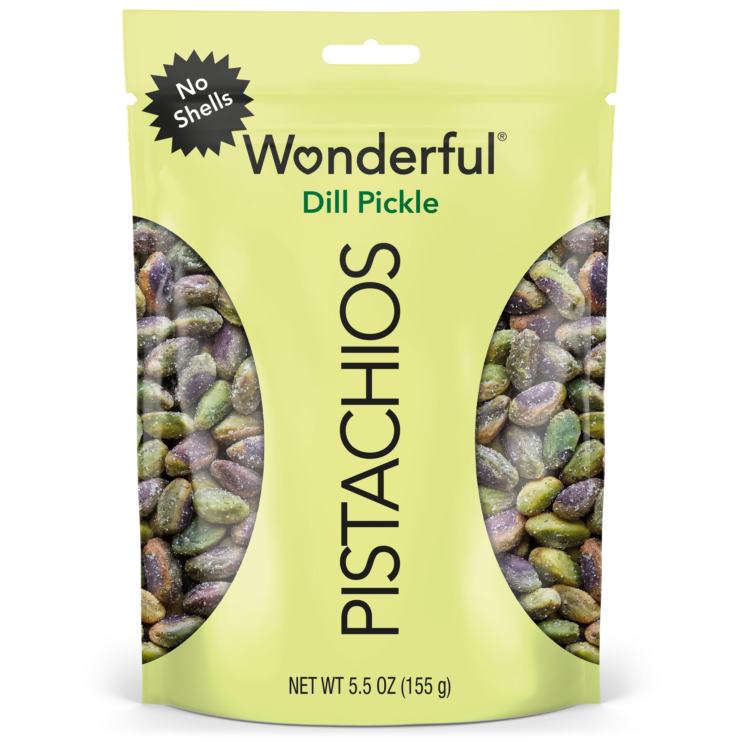 Best Price Wonderful Pistachios No Shells, Sea Salt & Vinegar, 5.5 oz Resealable Bag – Protein, Vegan, and Healthy Snacks for Adults