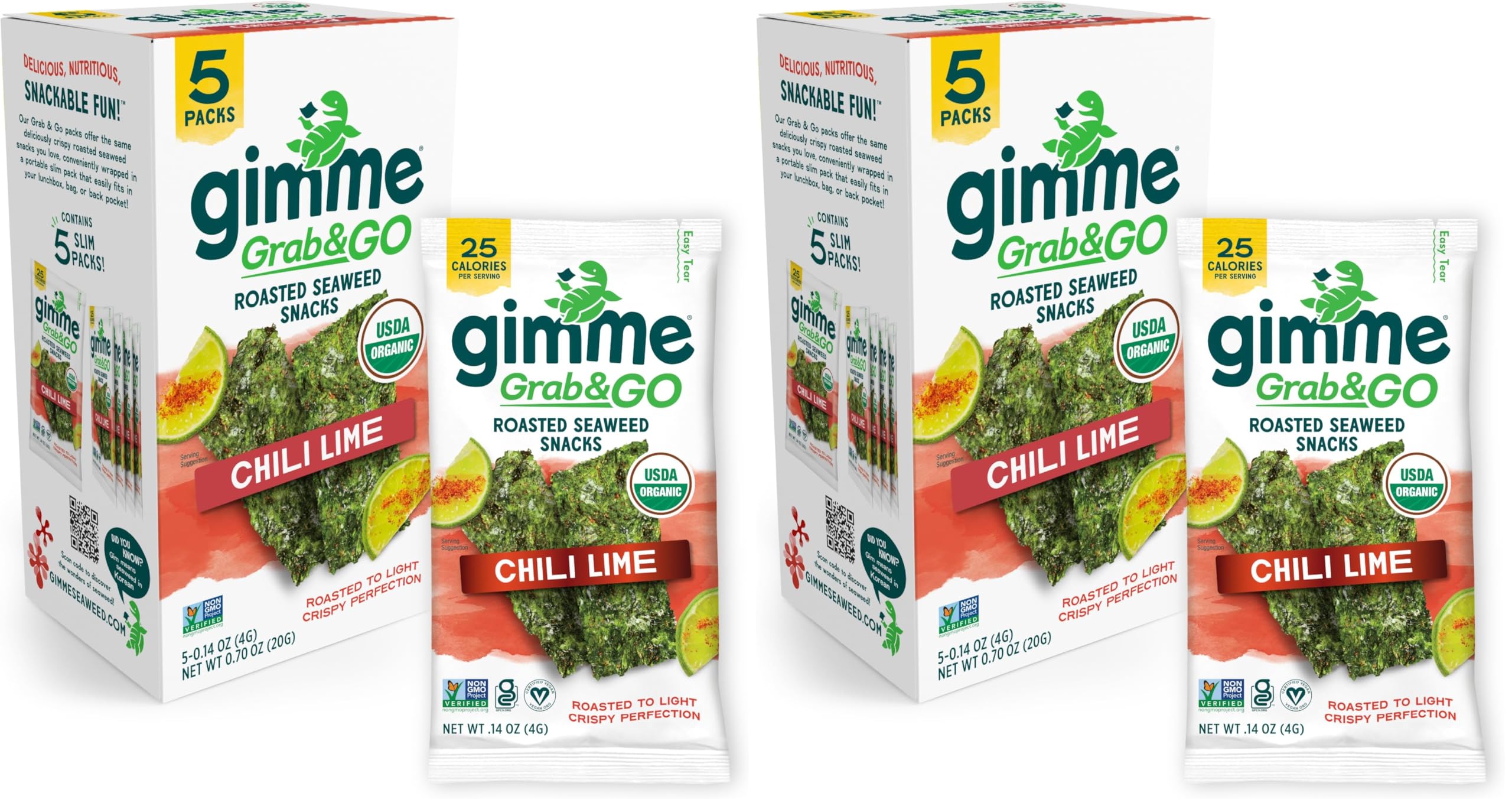 Buy Gimme Organic Premium Roasted Seaweed Snacks