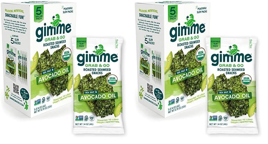 Buy Gimme Organic Premium Roasted Seaweed Snacks