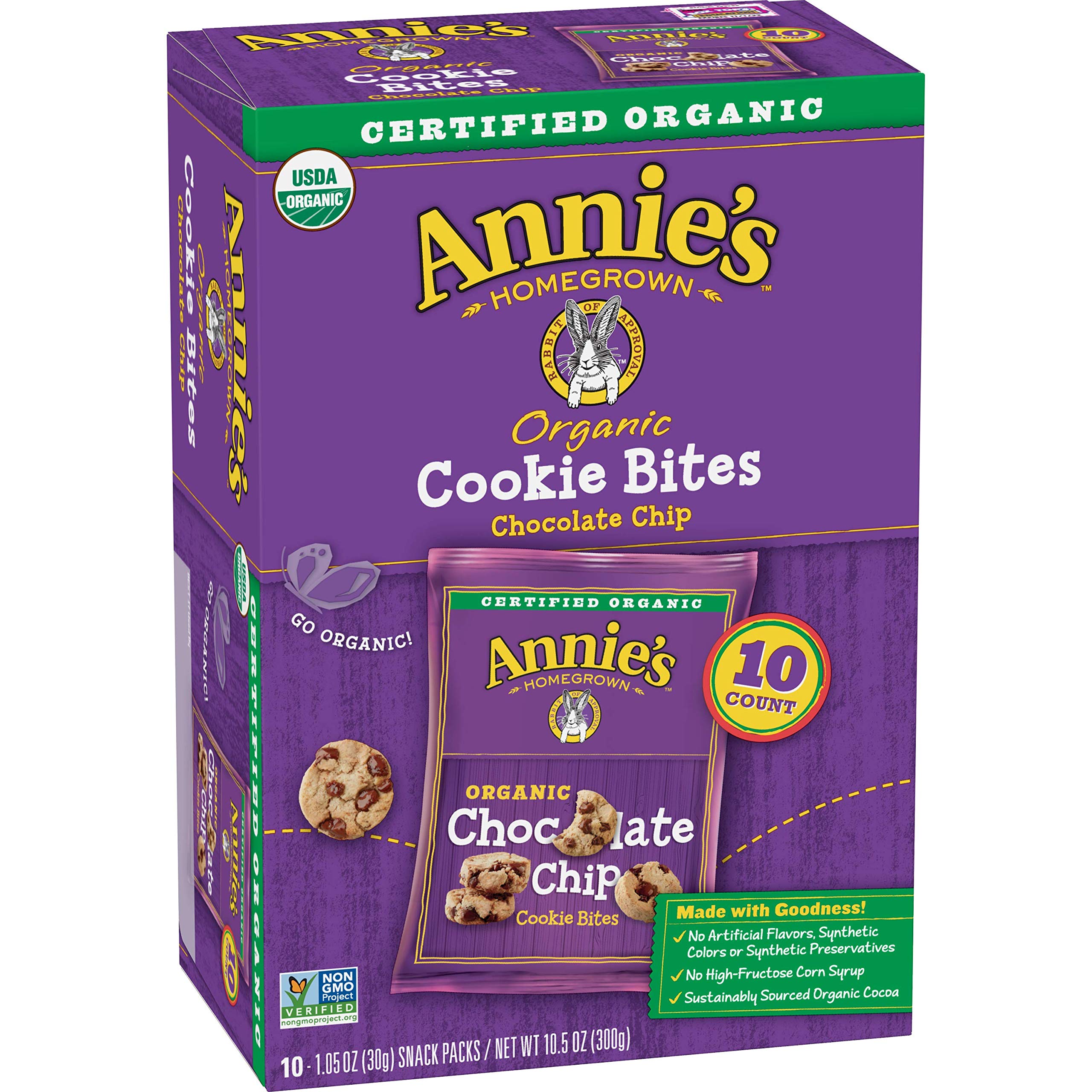Discount Annie's Organic Chocolate Chip Cookie Bites