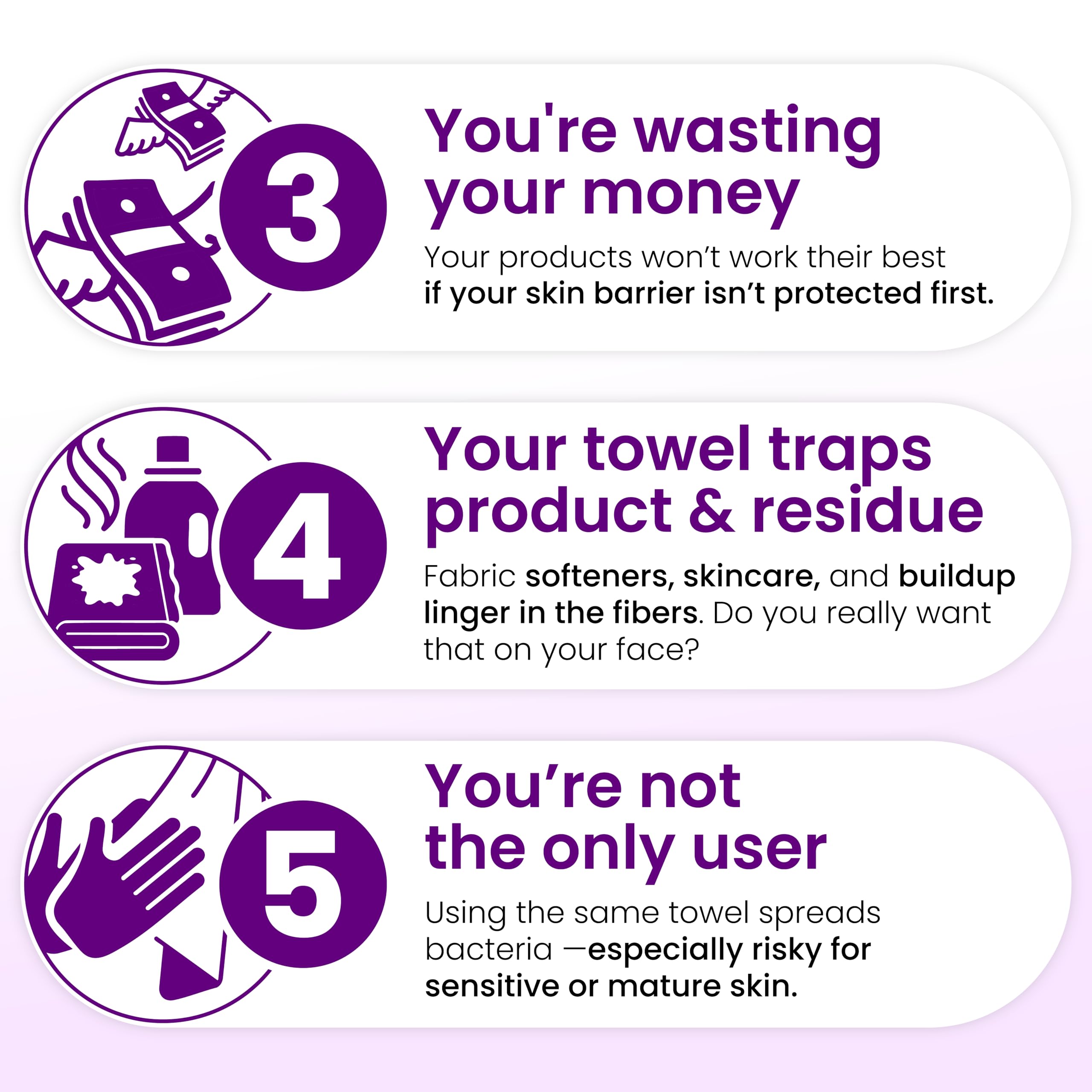 Best CLEAN SKIN CLUB Healthy Aging Clean Towels® XL, Reduces Fine Lines, Wrinkles & Texture, Disposable XL Face Wipes - 1 Pack (50 Count)