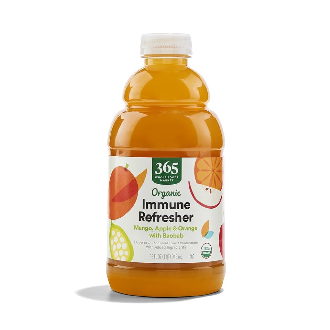 Best Price 365 by Whole Foods Market Organic Carrot Orange & Turmeric Juice, Immune Refresher, 32 fl oz.