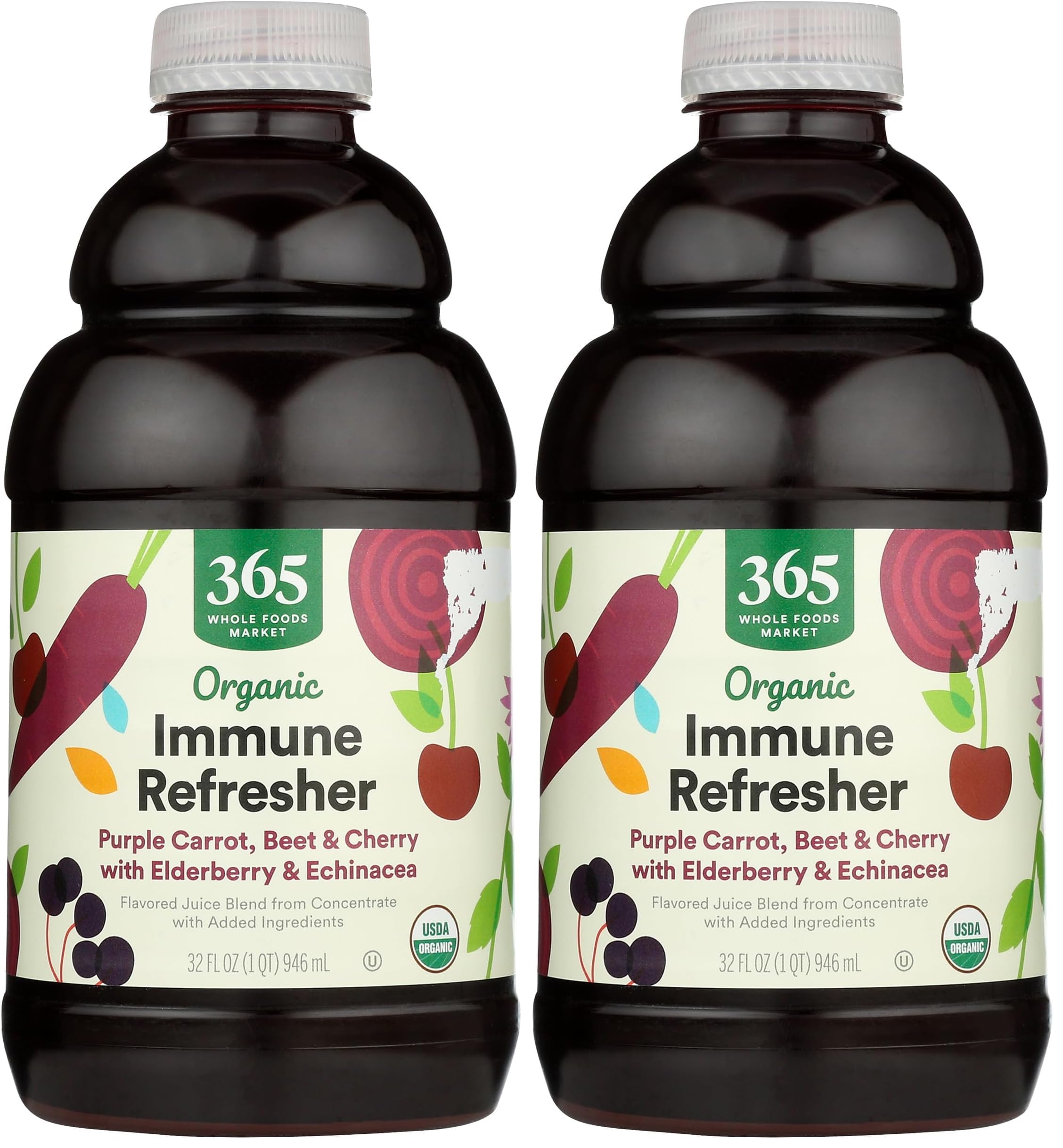 Best Price 365 by Whole Foods Market Organic Carrot Orange & Turmeric Juice, Immune Refresher, 32 fl oz.
