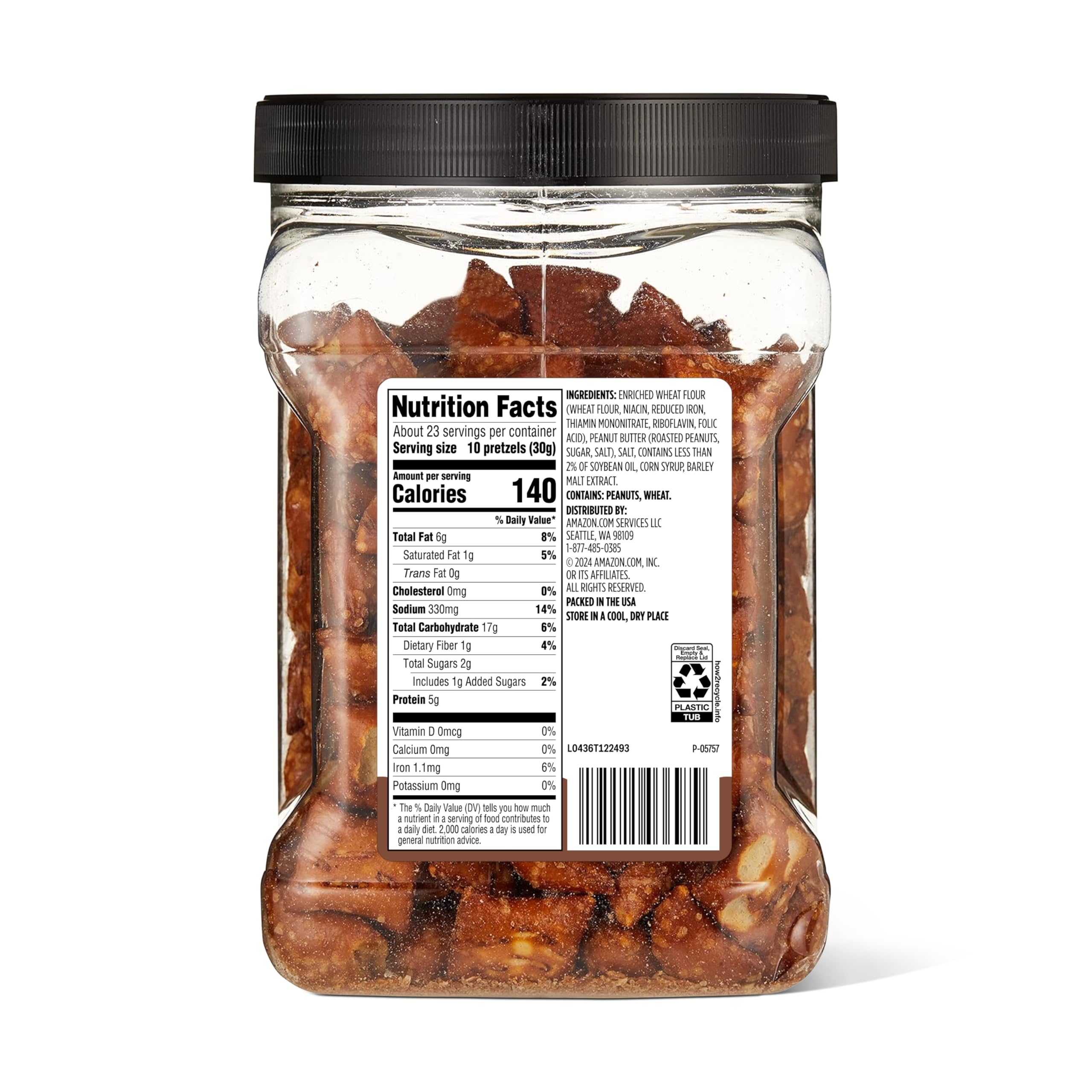 Best Price: Amazon Grocery: Peanut Butter Filled Pretzels, 24 oz