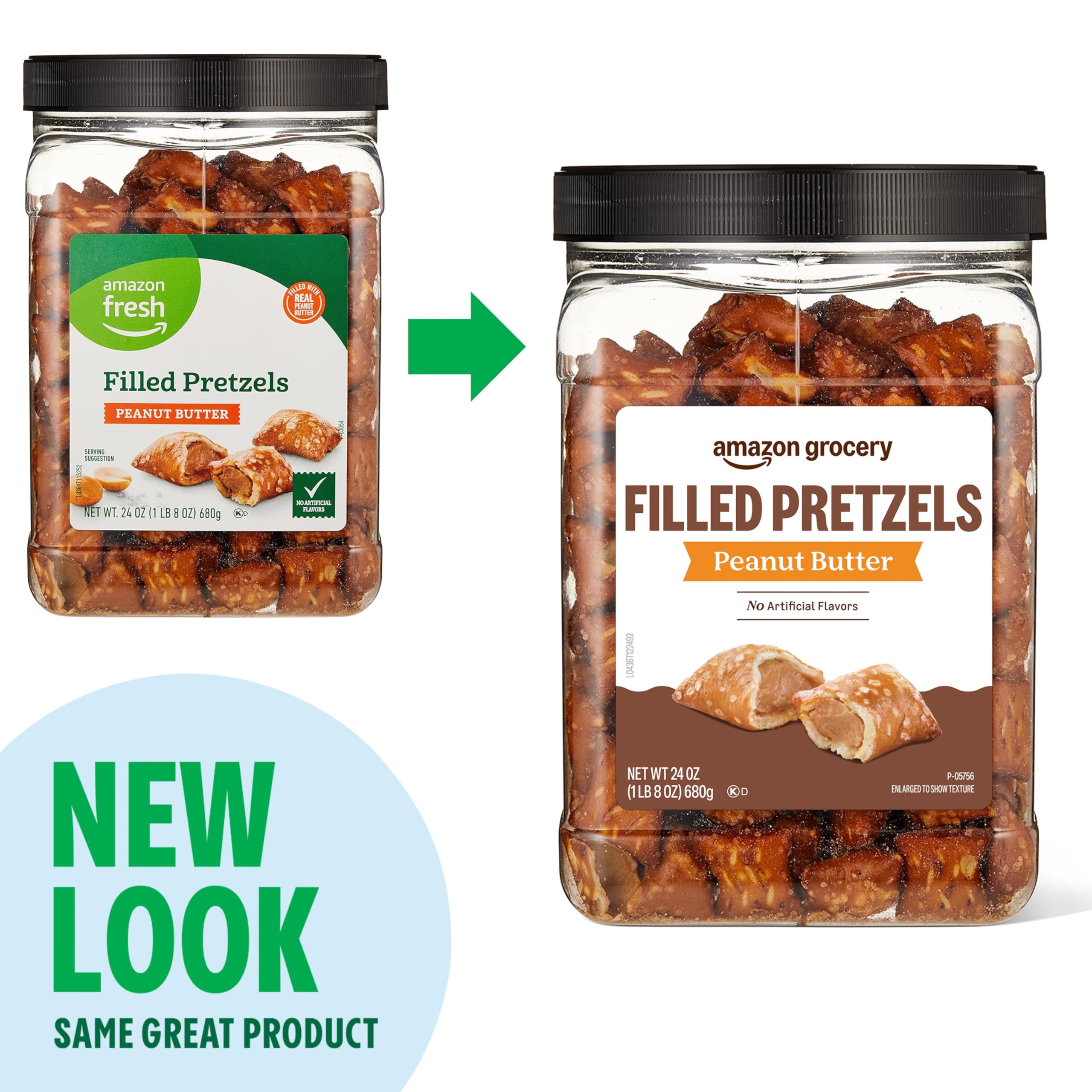 Best Price: Amazon Grocery: Peanut Butter Filled Pretzels, 24 oz