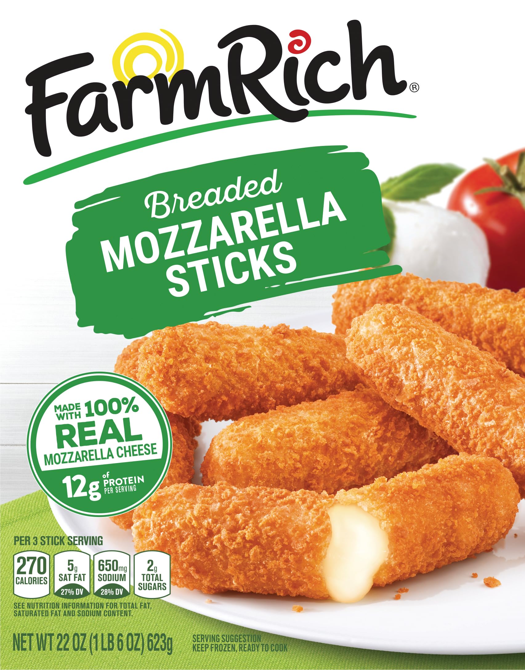 Best Price Farm Rich Breaded Mozzarella Cheese Sticks