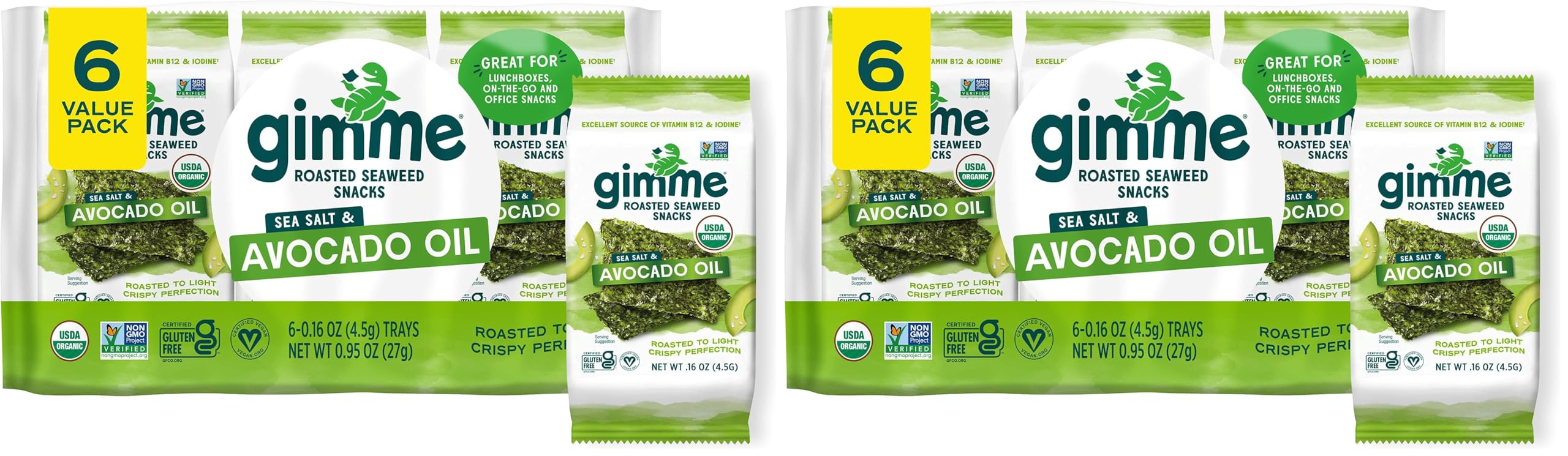 Best Price Gimme Seaweed Organic Roasted Seaweed Snacks