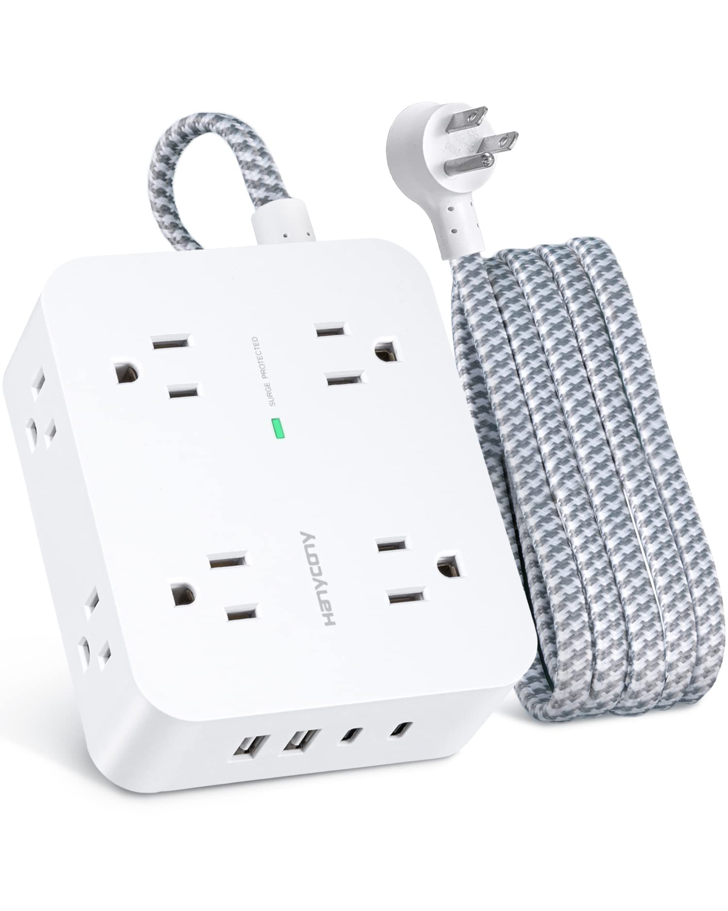 Best Price HANYCONY Surge Protector Power Strip