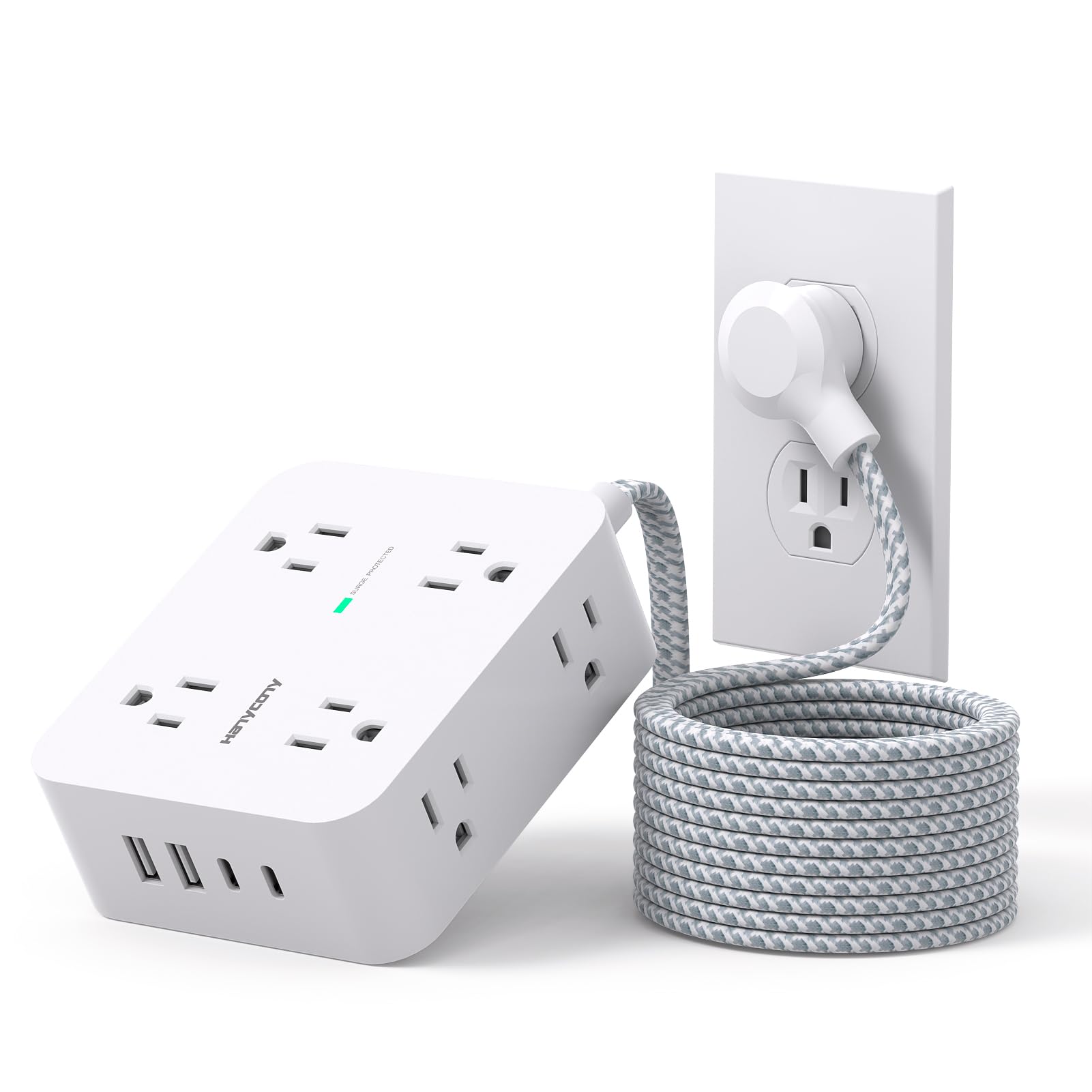 Best Price HANYCONY Surge Protector Power Strip