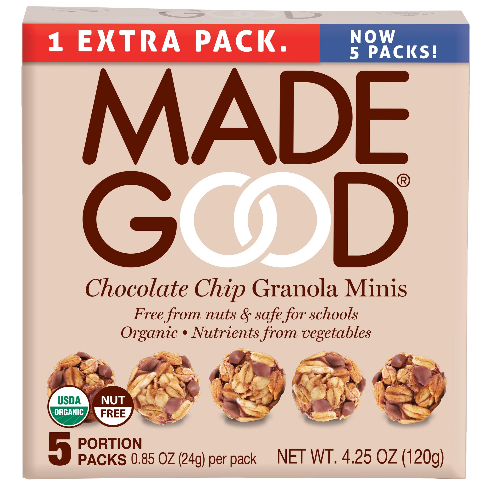 Best Price MadeGood Organic Chocolate Chip Granola Bites