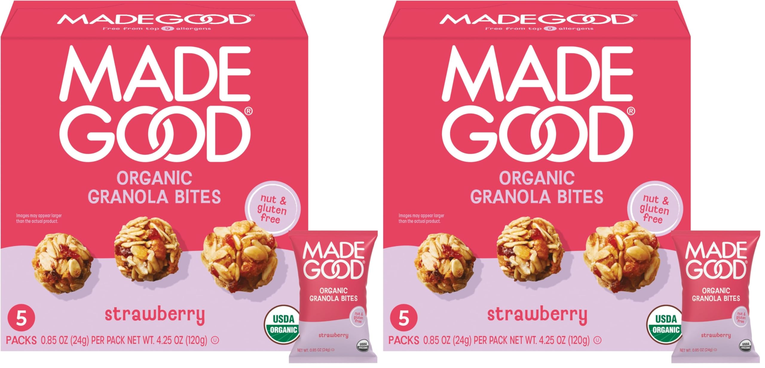 Best Price MadeGood Organic Strawberry Granola Bites