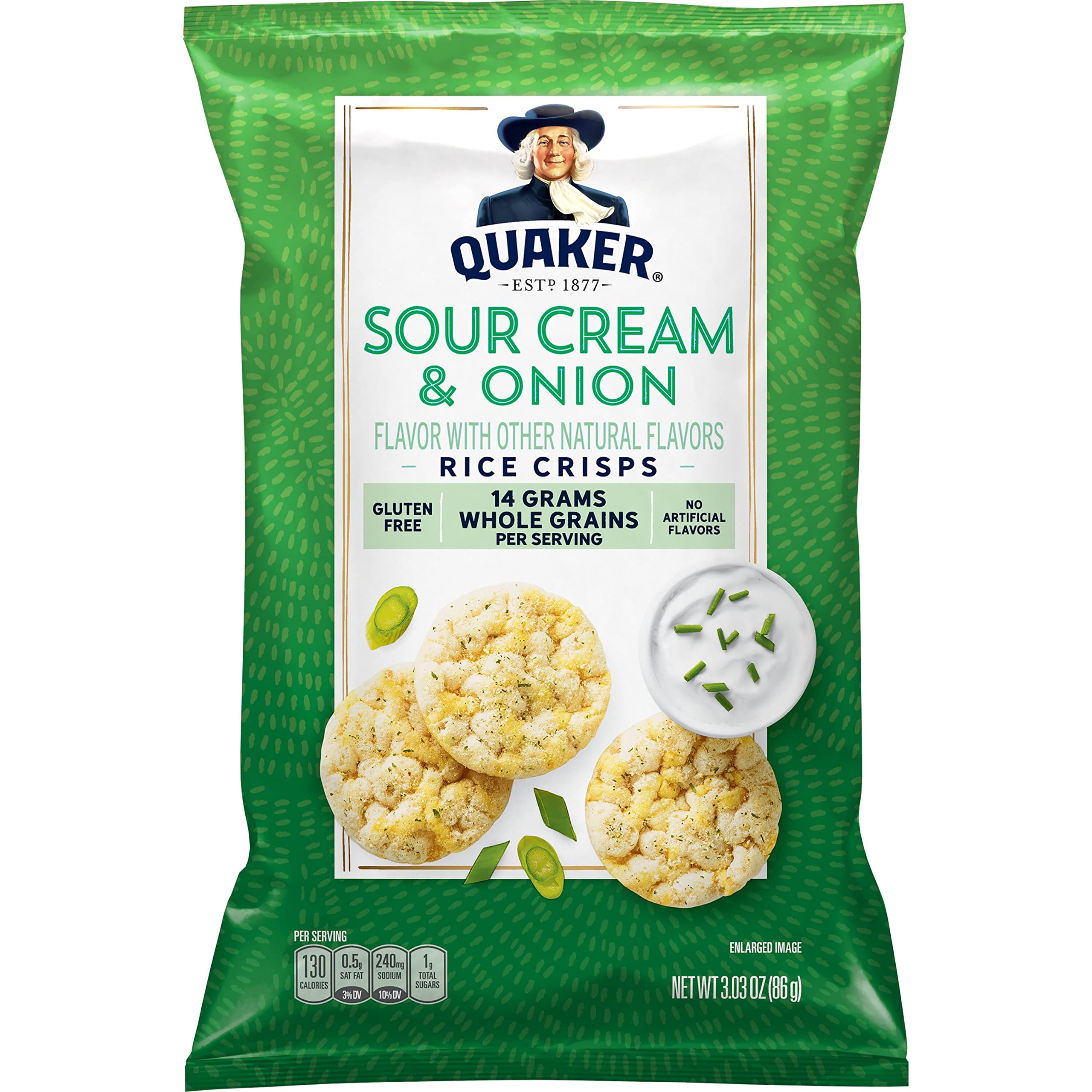 Best Price Quaker Rice Crisps Sour Cream & Onion