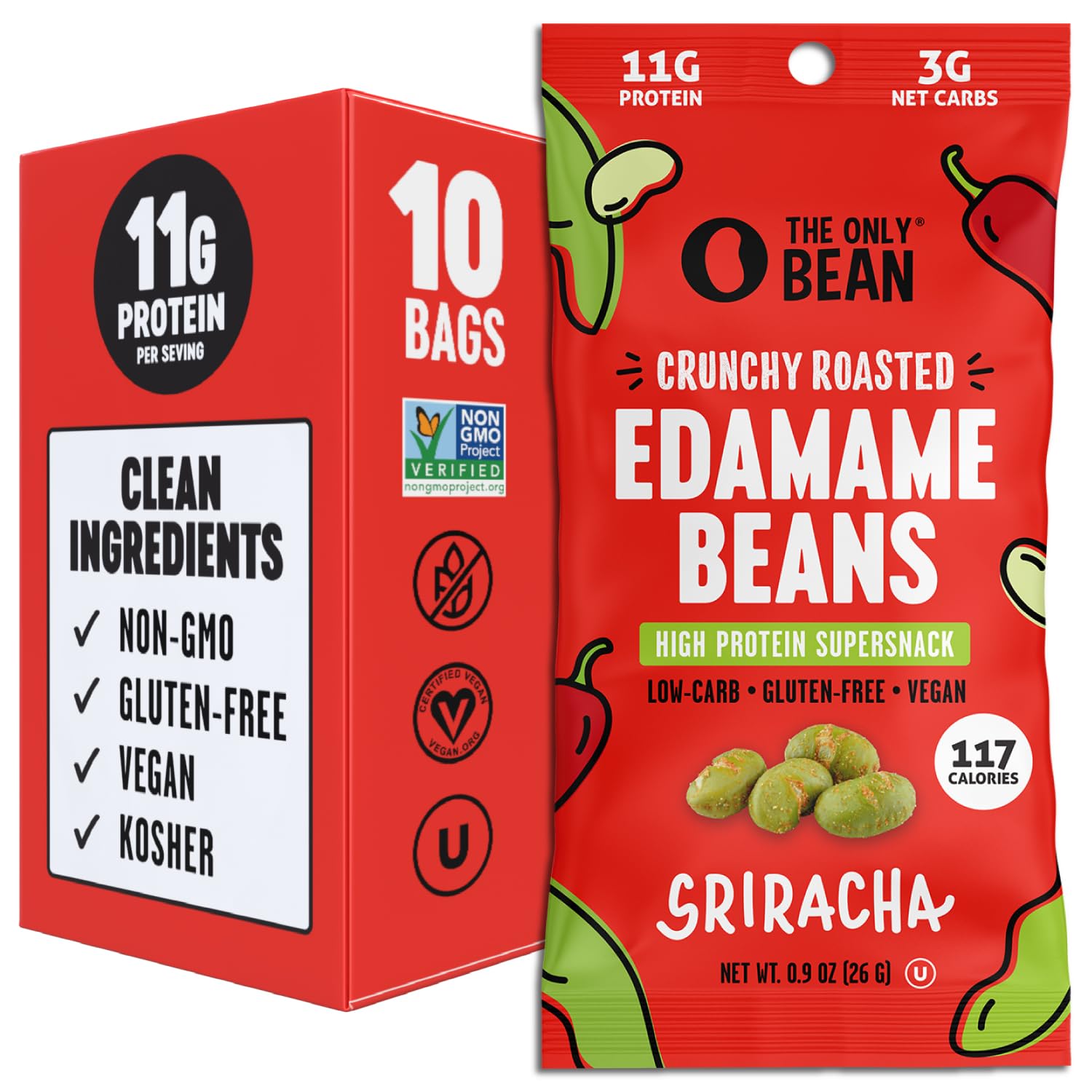 Best Price The Only Bean Crunchy Dry Roasted Edamame Snacks