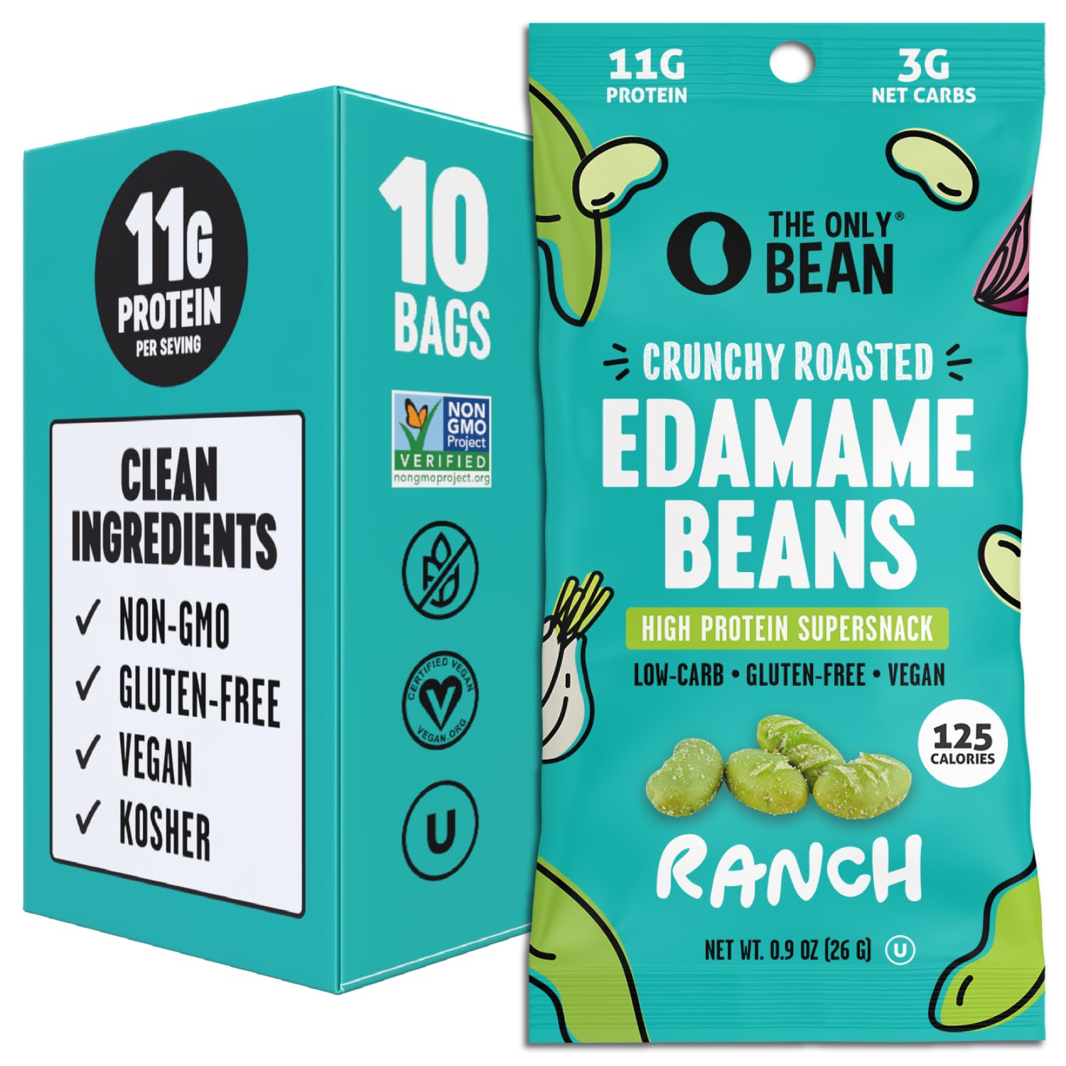 Best Price The Only Bean Crunchy Dry Roasted Edamame Snacks