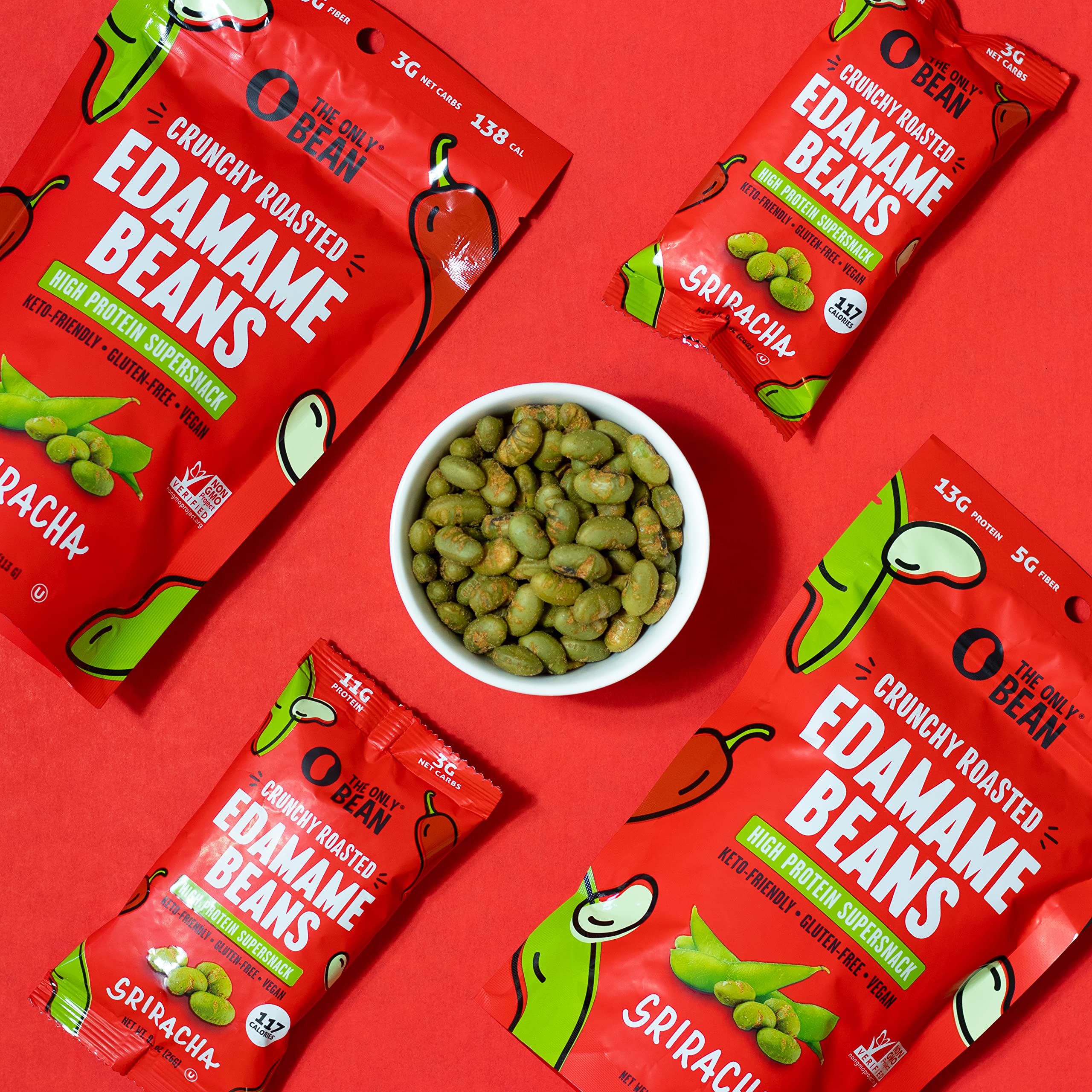 Best Price The Only Bean Crunchy Roasted Edamame Variety Pack