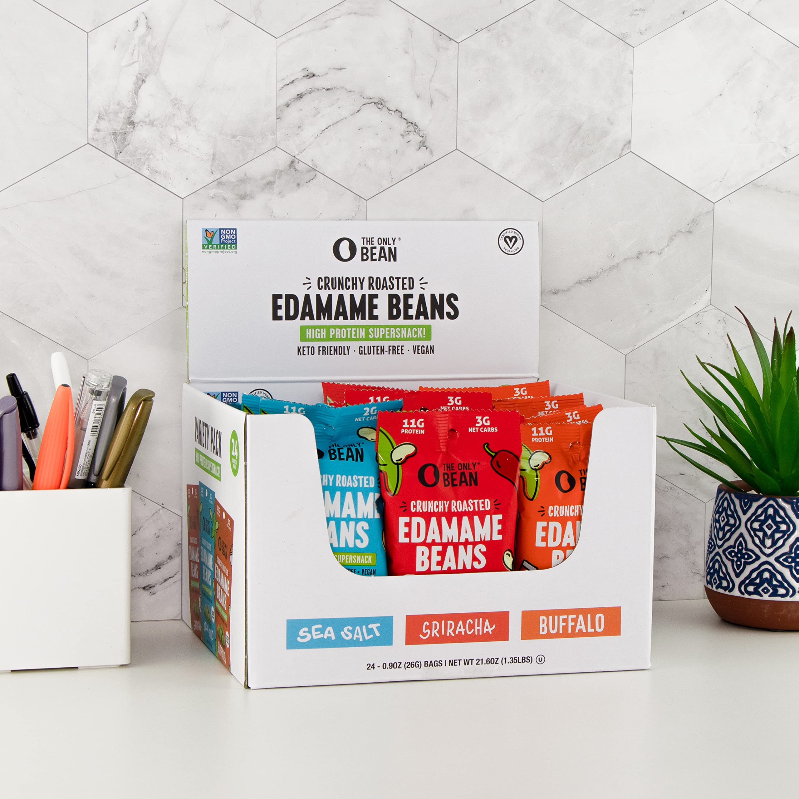 Best Price The Only Bean Crunchy Roasted Edamame Variety Pack