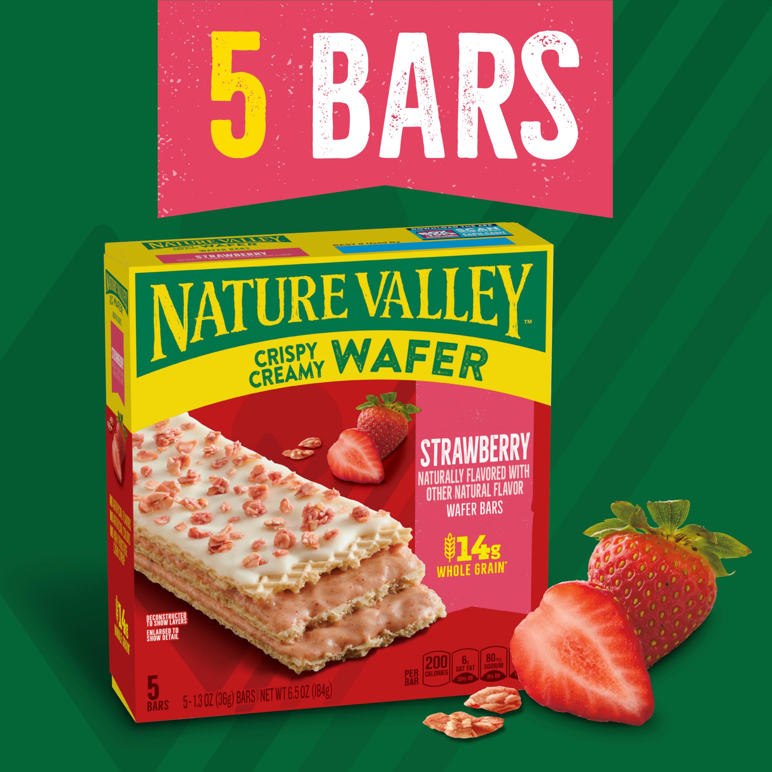 Cheap Nature Valley Strawberry Crispy Creamy Wafer Bars