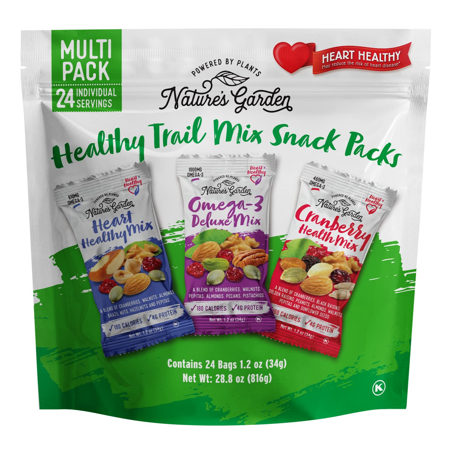 Cheap Nature's Garden Healthy Trail Mix Snack Pack, 28.8 oz