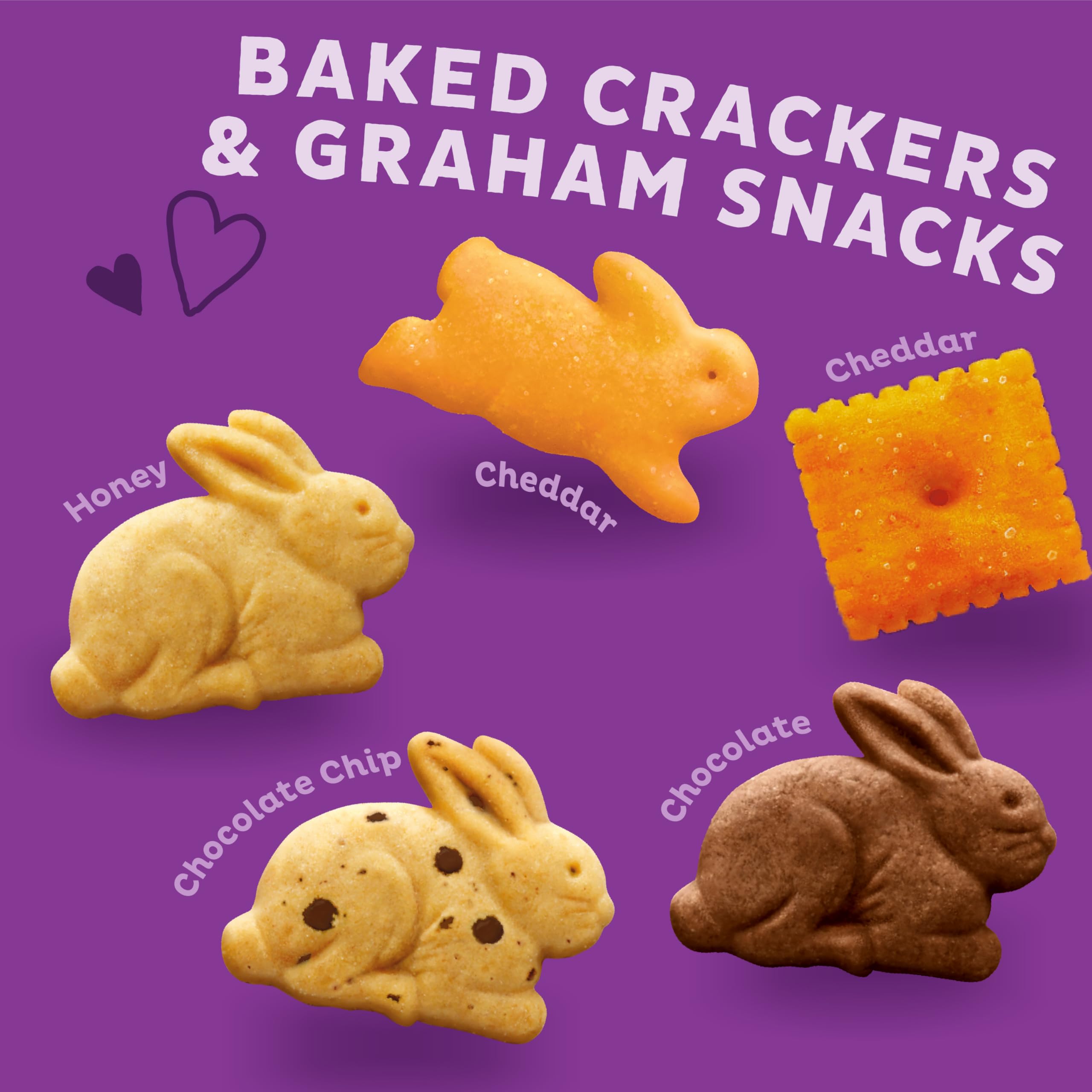 Discount Annie's Organic Variety Pack: Cheddar Bunnies, Bunny Grahams & Cheddar Squares, 12 Pouches, 11 oz