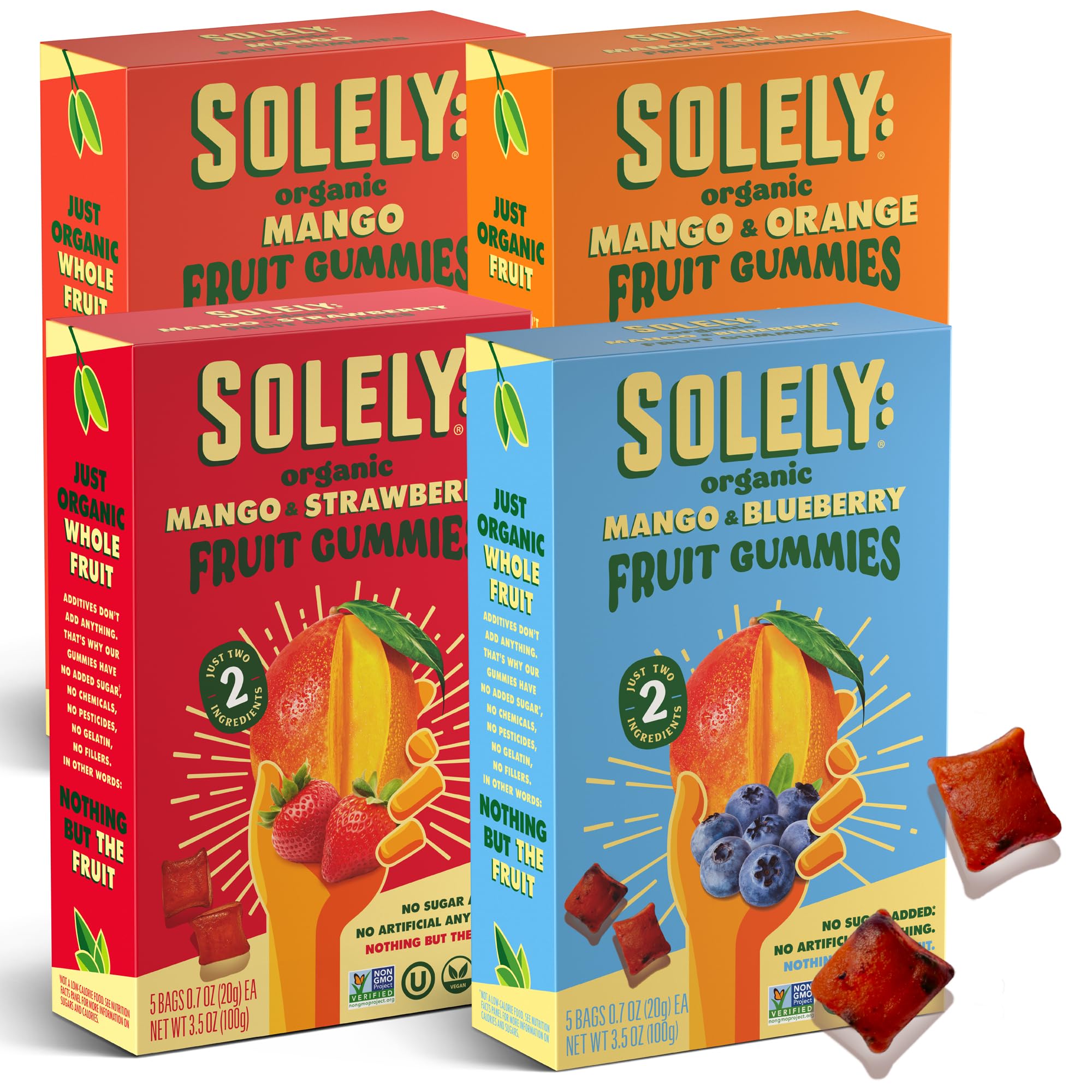 Discount SOLELY Organic Mango & Guava Whole Fruit Gummies