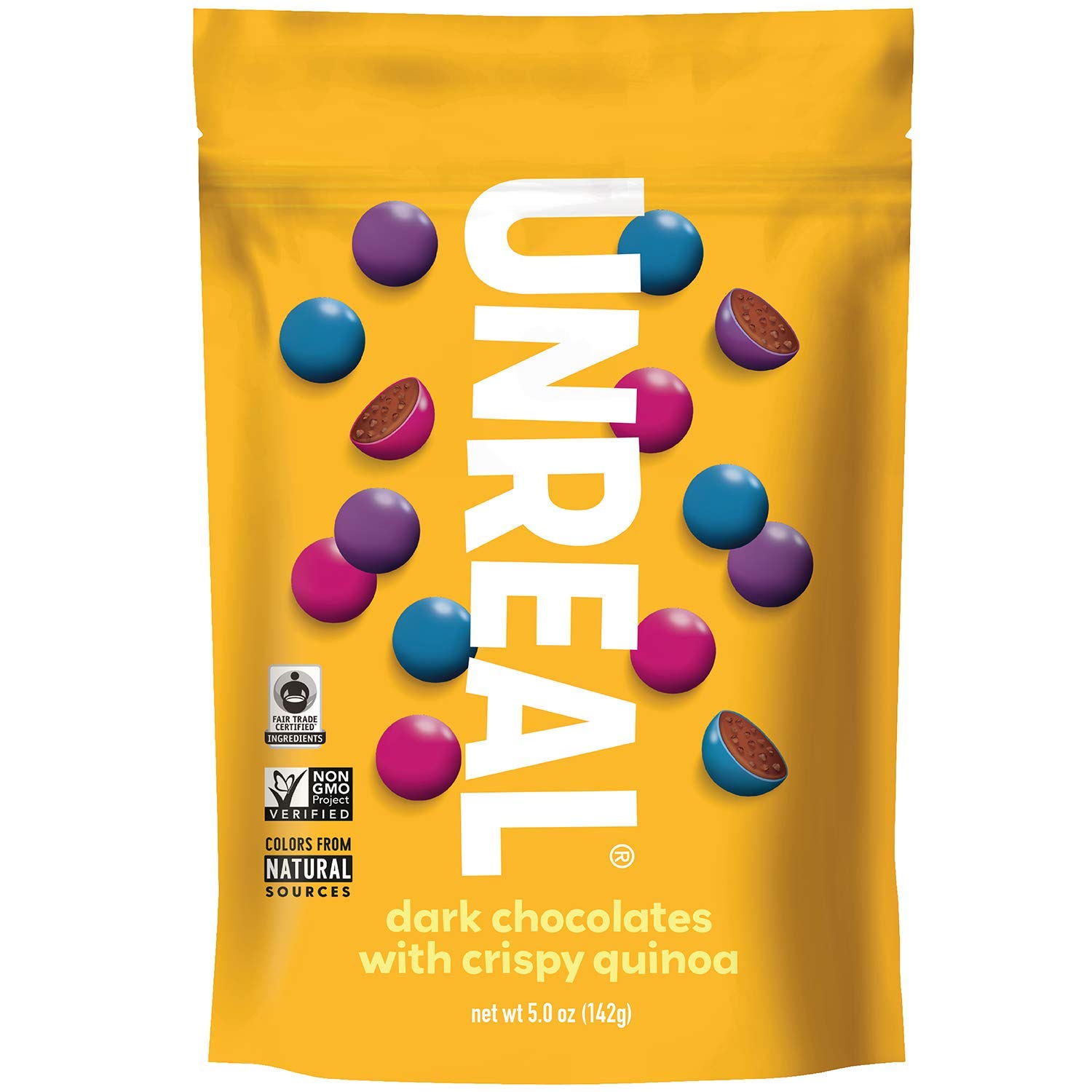 Discount Unreal Candy Coated Chocolate Crispy Quinoa Gems