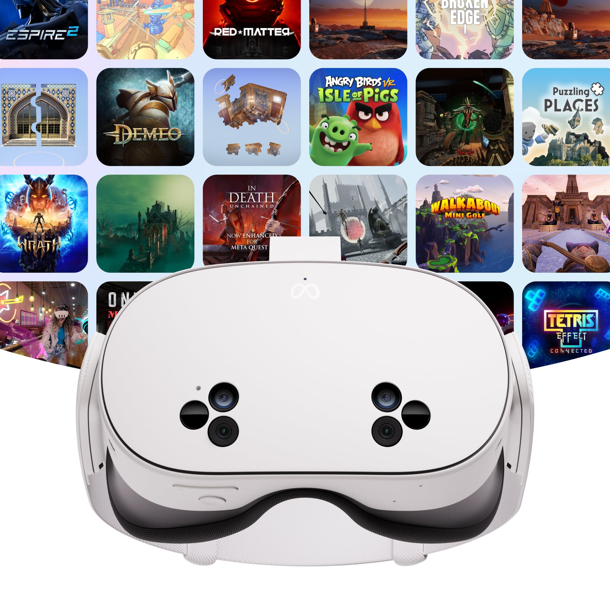 Meta Quest 3S 128GB VR Headset | 33% More Memory | 2X Graphics Power | Wireless Virtual Reality | 3-Month Meta Horizon+ Trial with 40+ Games Included.