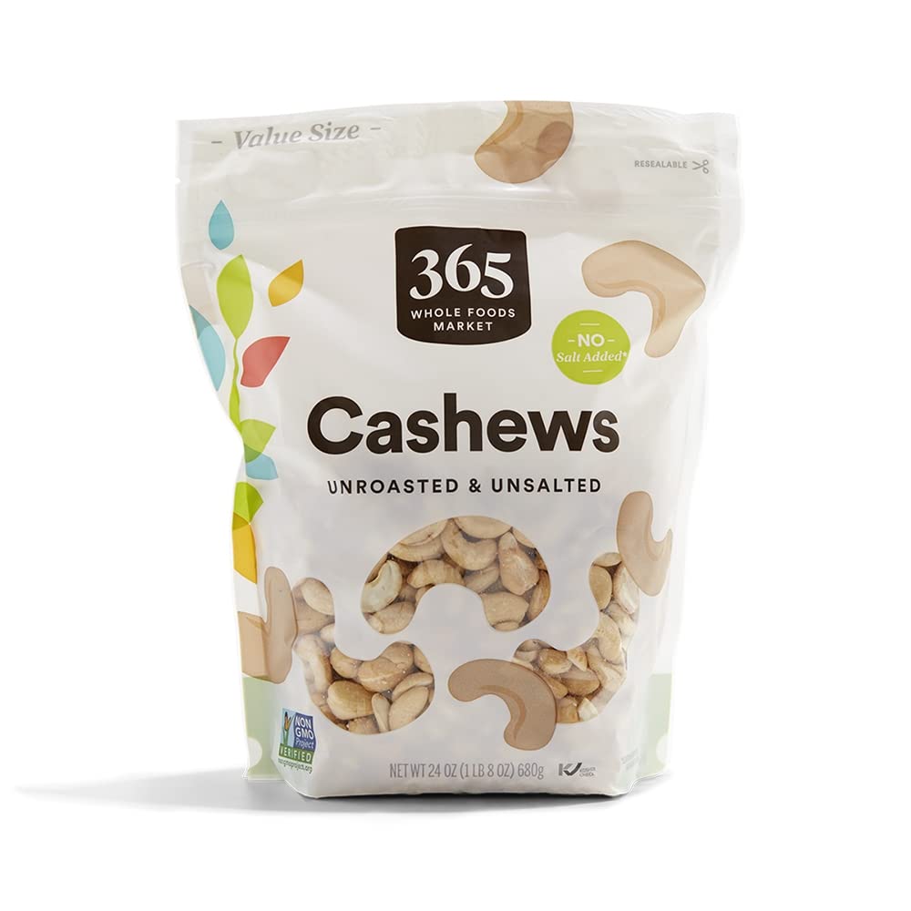 Top Rated 365 by Whole Foods Market Organic Cashews