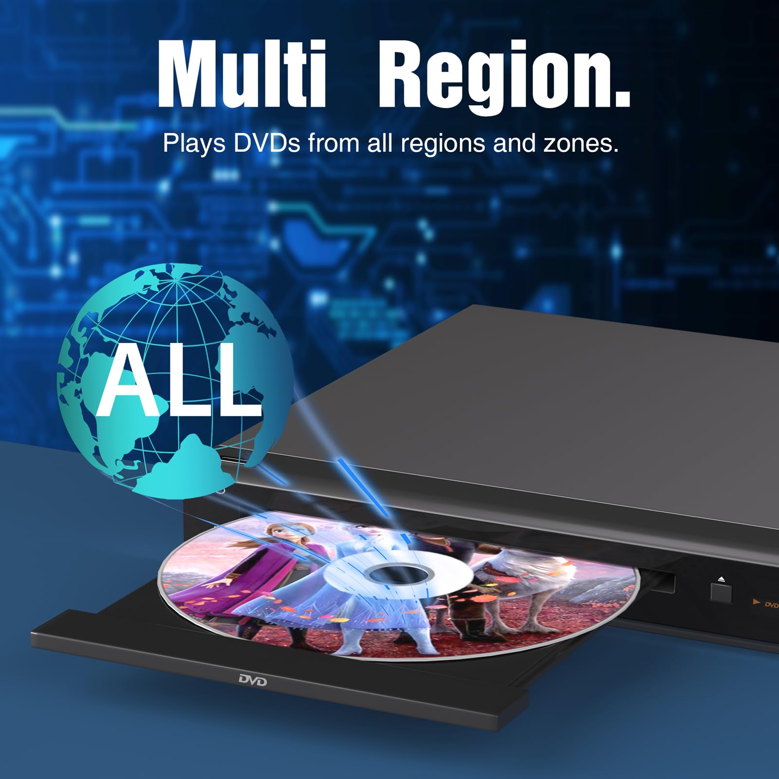 Top Rated MEGATEK Region-Free HDMI DVD Player