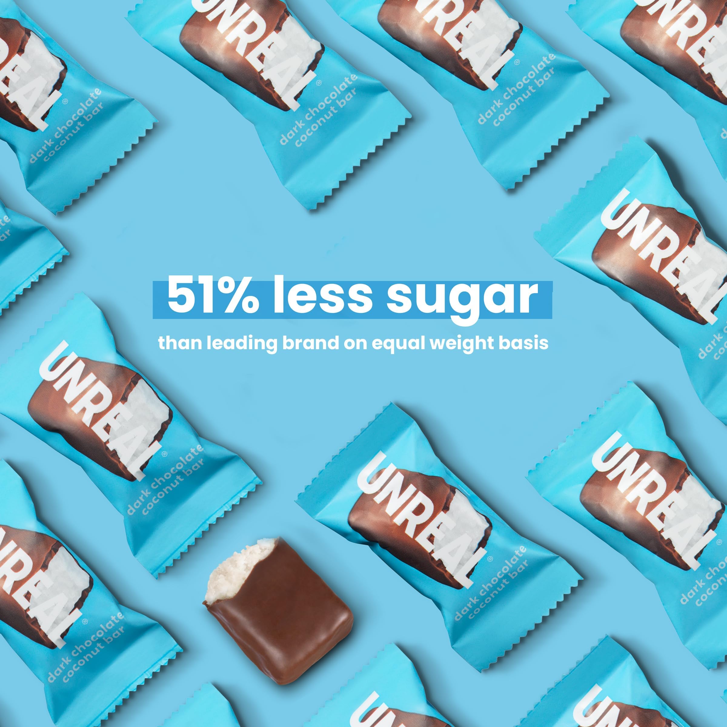 Top Rated Unreal Dark Chocolate Coconut Bar Bag 4.2 oz