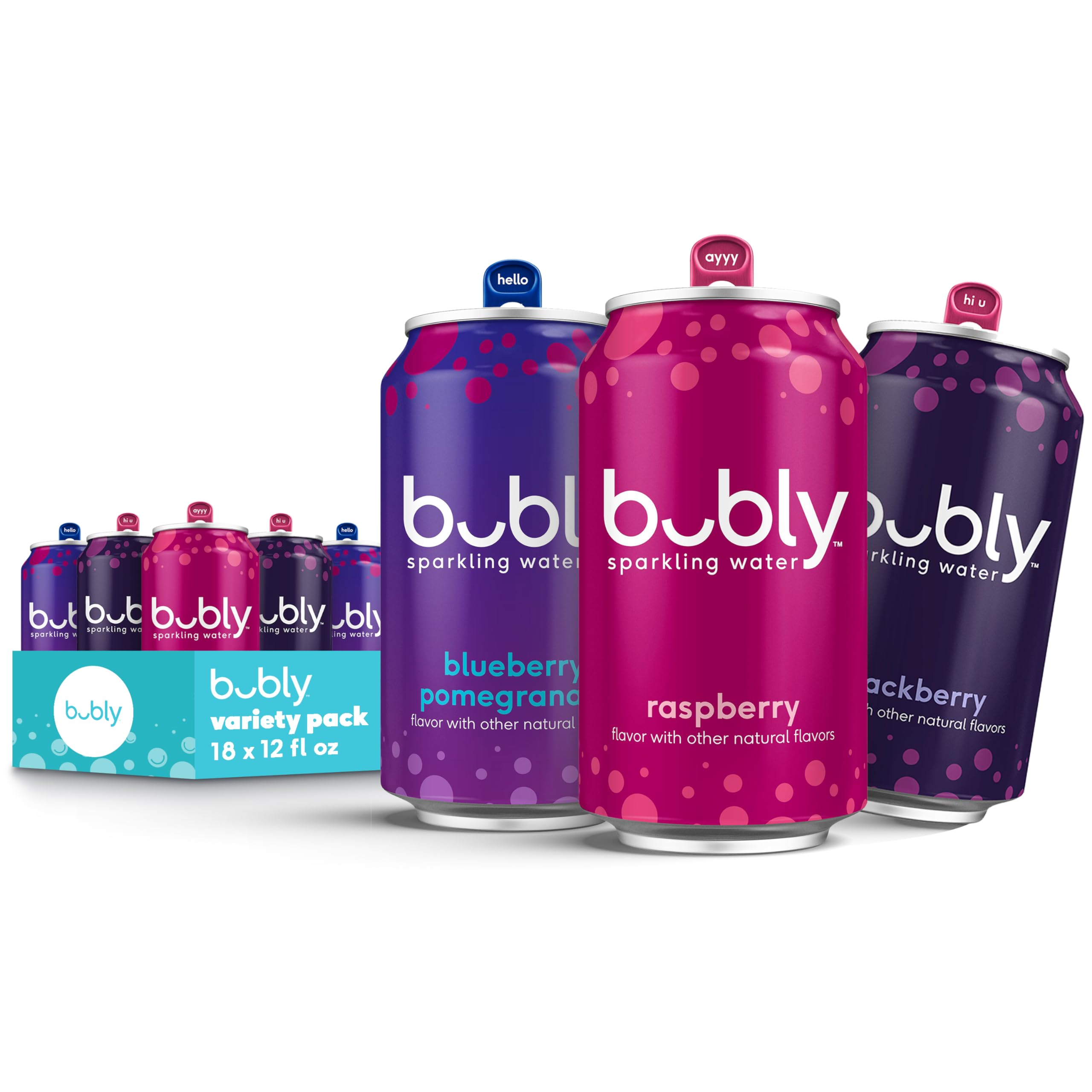 Best bubly Sparkling Water Variety Pack.