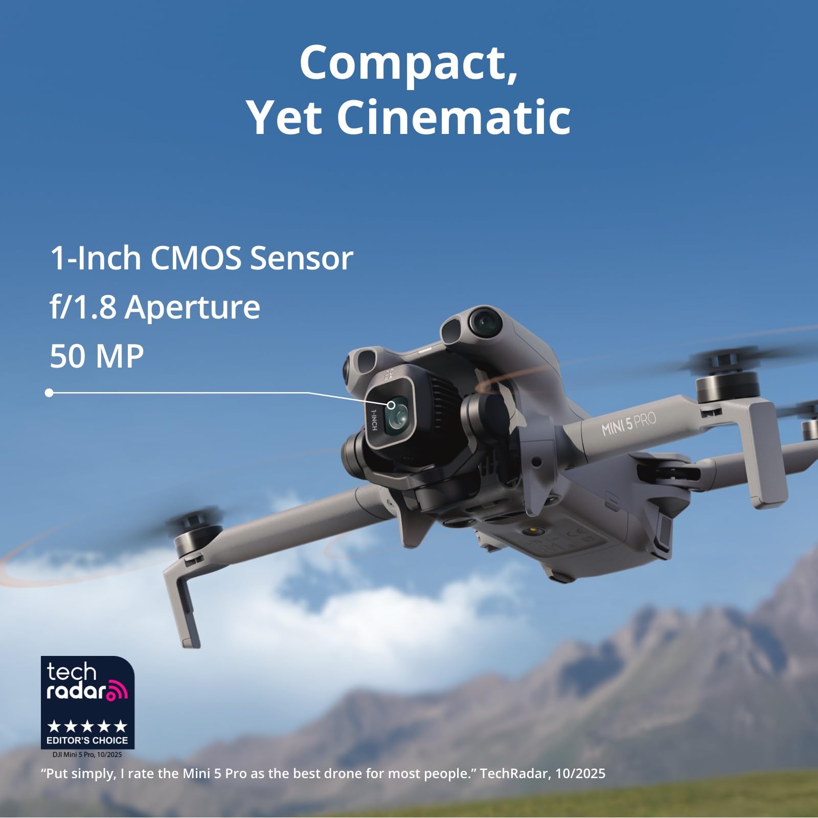 Best Price DJI Mini 5 Pro Fly More Combo Plus with DJI RC 2 – 4K Camera Drone for Beginners, 1-Inch CMOS, Obstacle Sensing, ActiveTrack 360°, 225° Gimbal