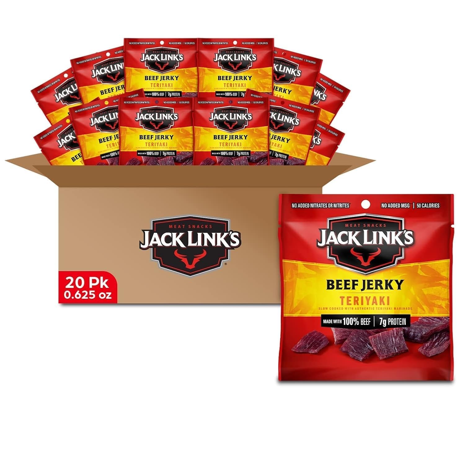 Best Price Jack Link's Teriyaki Beef Jerky Multipack