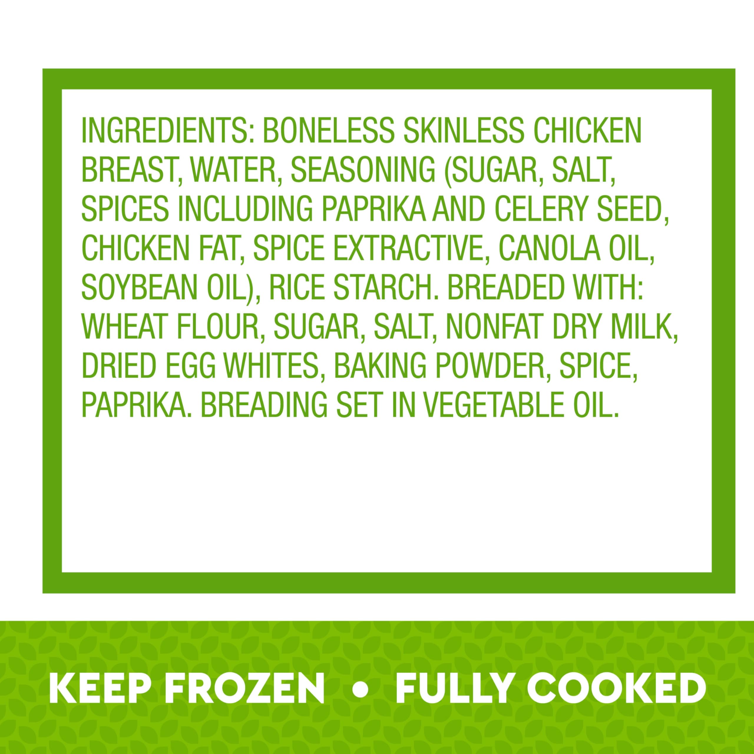 Best Price Just Bare Fully Cooked Lightly Breaded Chicken Breast Strips | 16g Protein | Frozen | 1.5 lb
