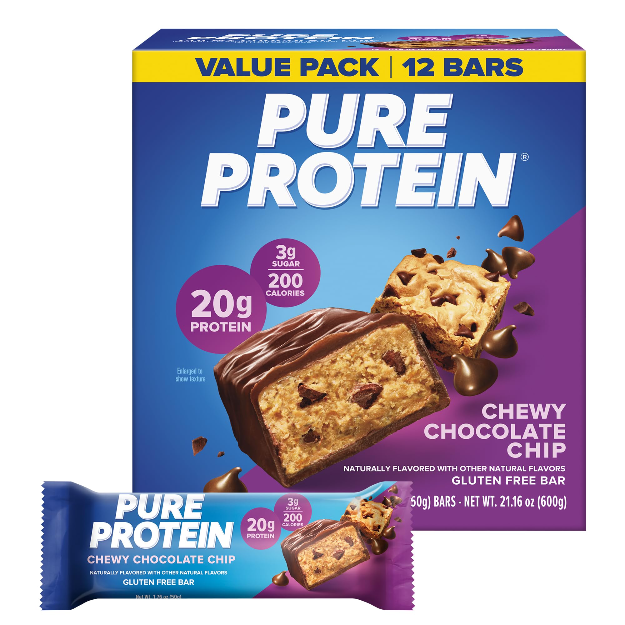Best Price Pure Protein Chocolate Peanut Butter Protein Bars