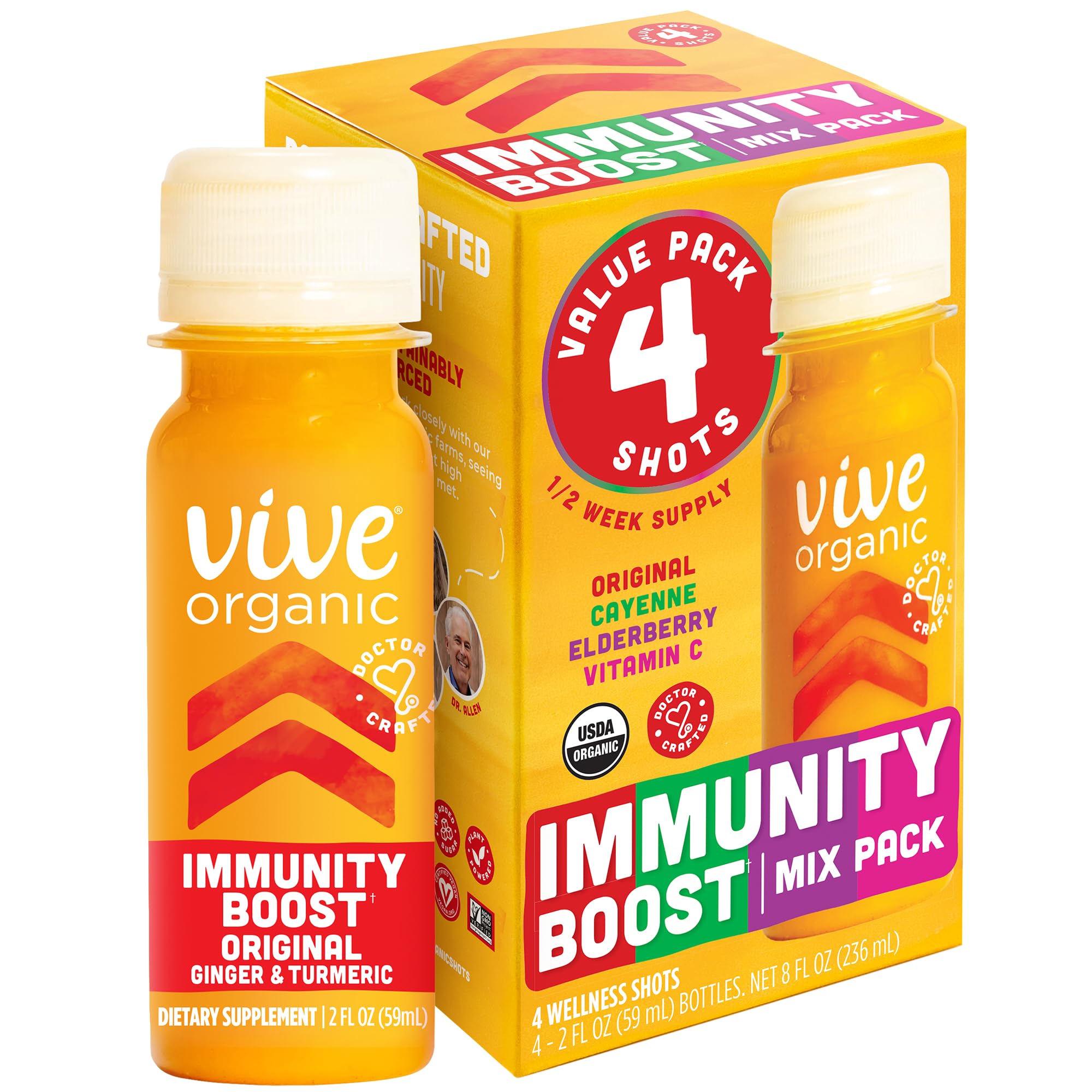 Best Price Vive Organic Immunity Boost Shots