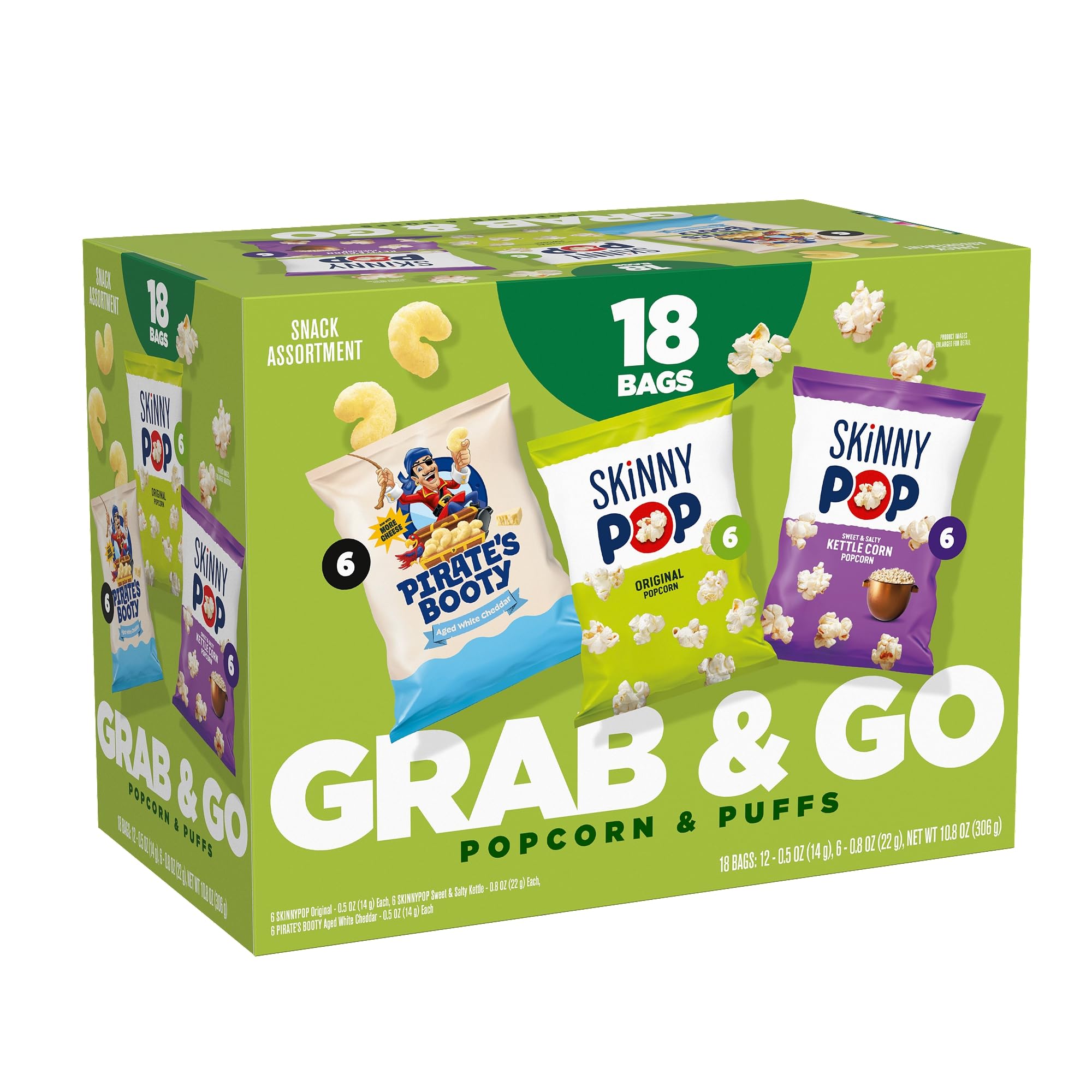 Best SkinnyPop Popcorn & Puffs Variety Pack