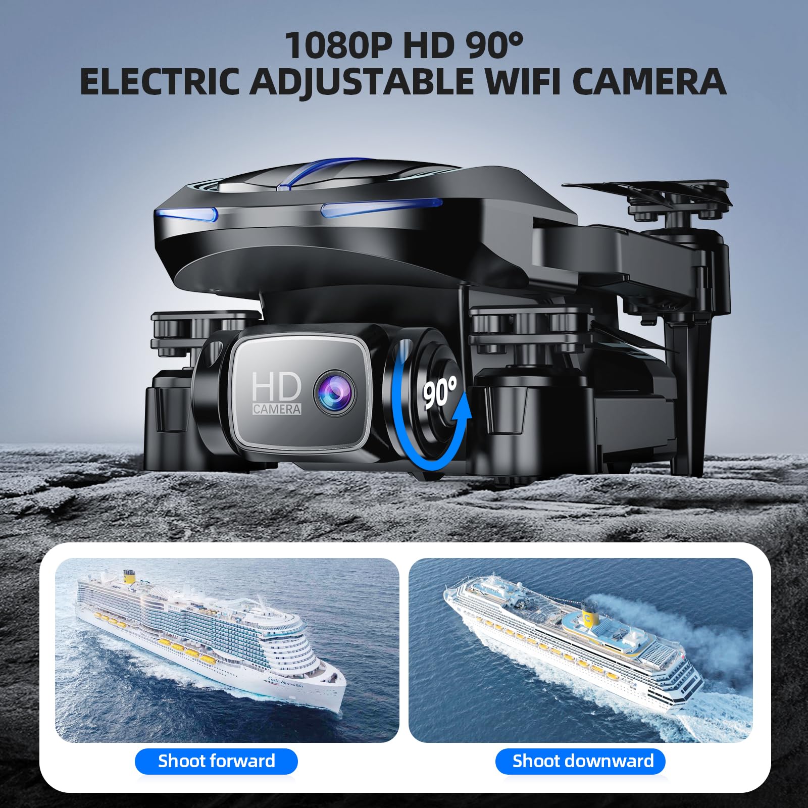 Cheap 1080P Foldable Mini Drone