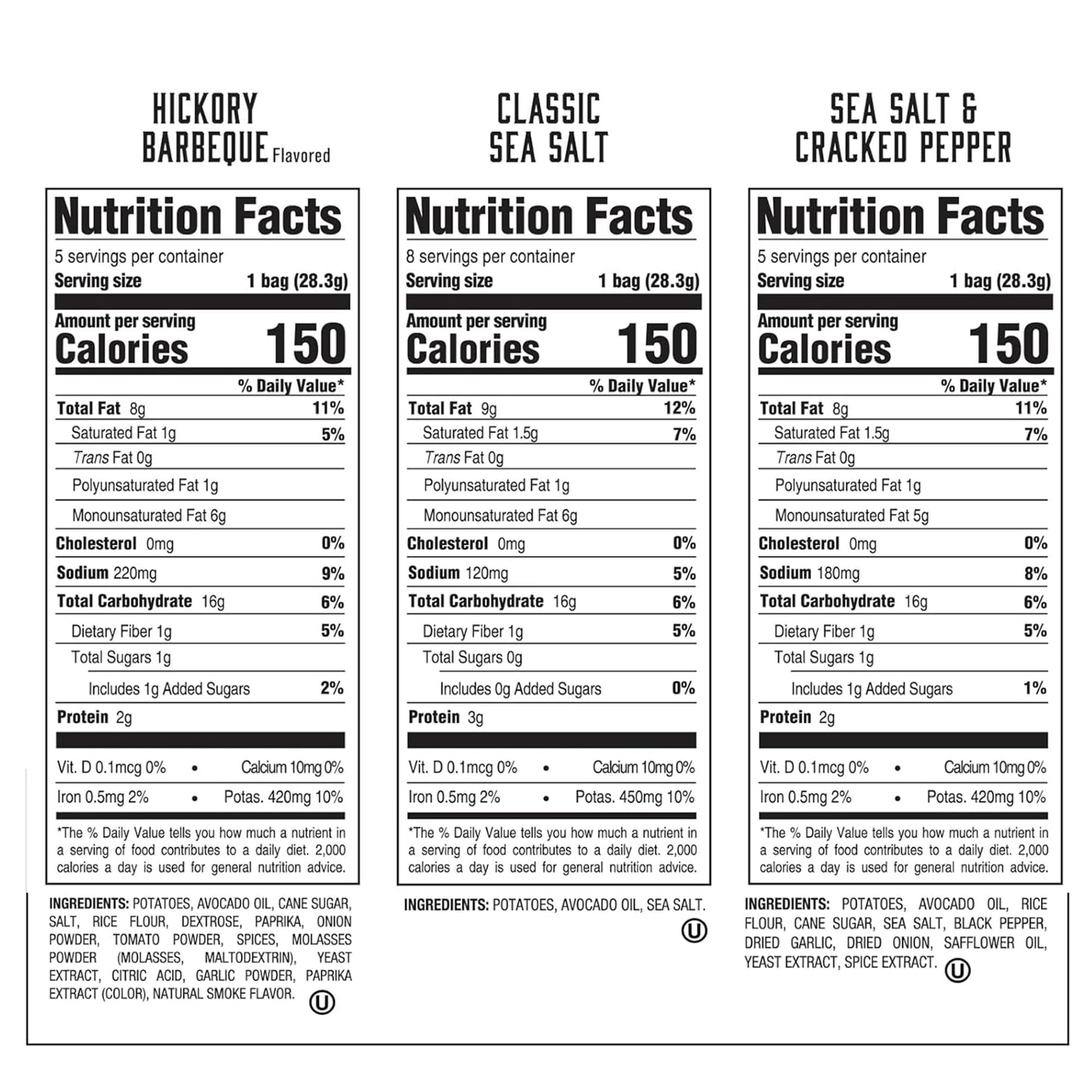 Cheap Boulder Canyon Avocado Oil Potato Chips Variety Pack